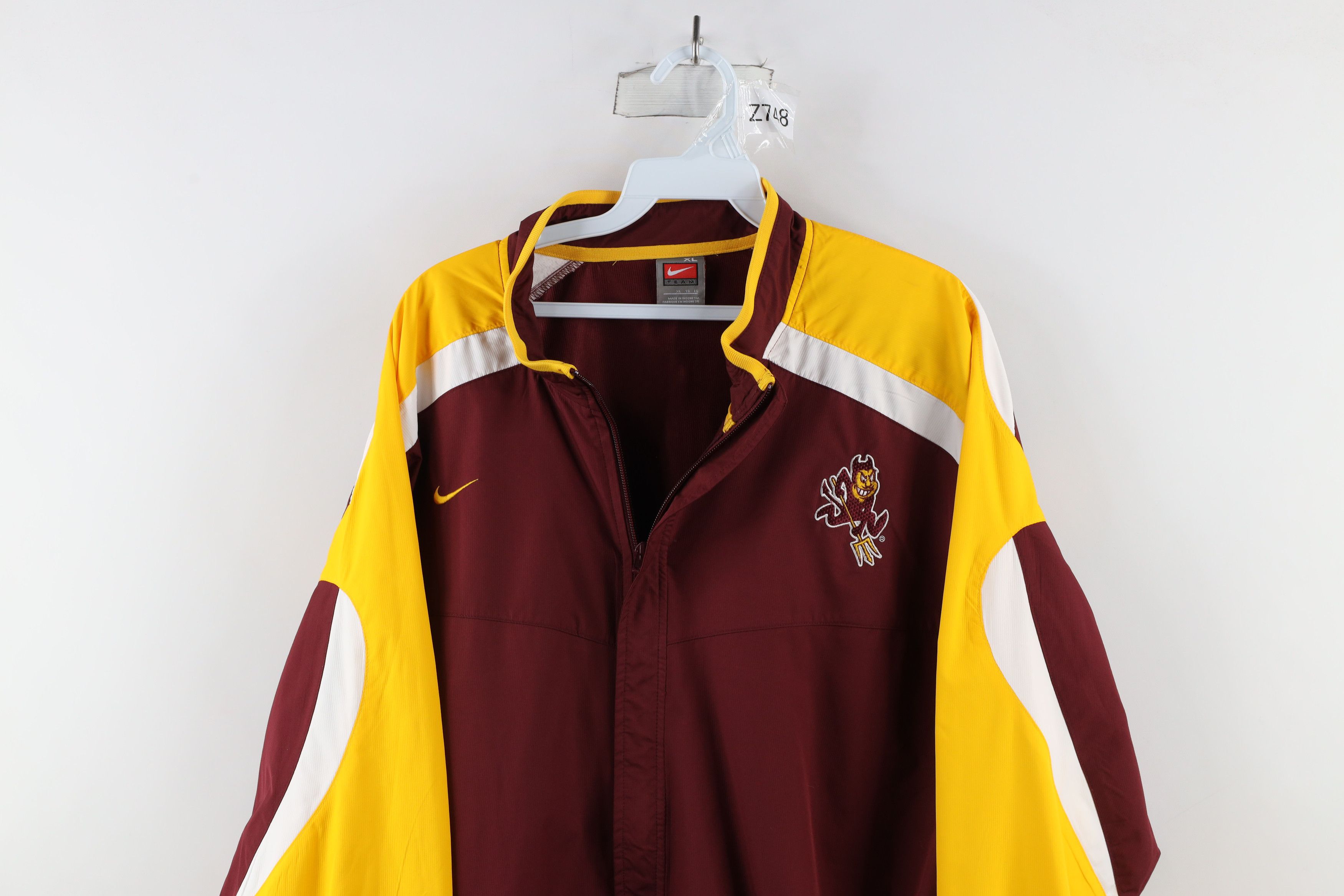 Nike × Vintage Vintage Nike Storm Swoosh Arizona State University Jacket Size US XL / EU 56 / 4 - 2 Thumbnail