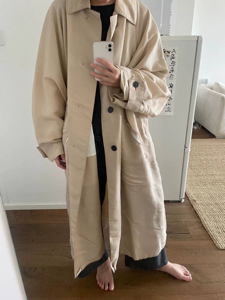 Jil Sander Jil Sander long coat Size L / US 10 / IT 46 - 1 Thumbnail
