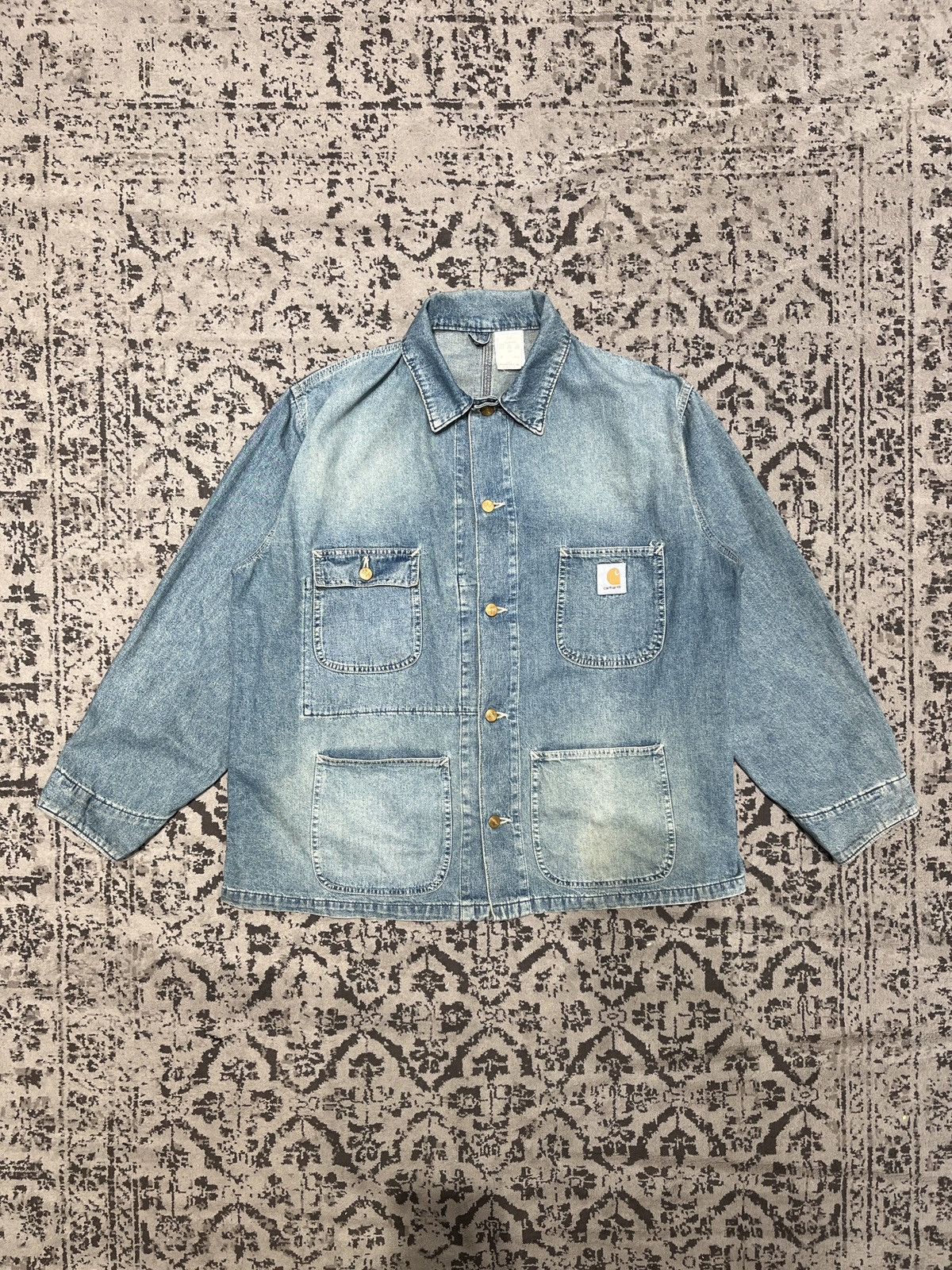 Carhartt × Vintage Vintage Carhartt Chore Jacket Size US L / EU 52-54 / 3 - 1 Thumbnail