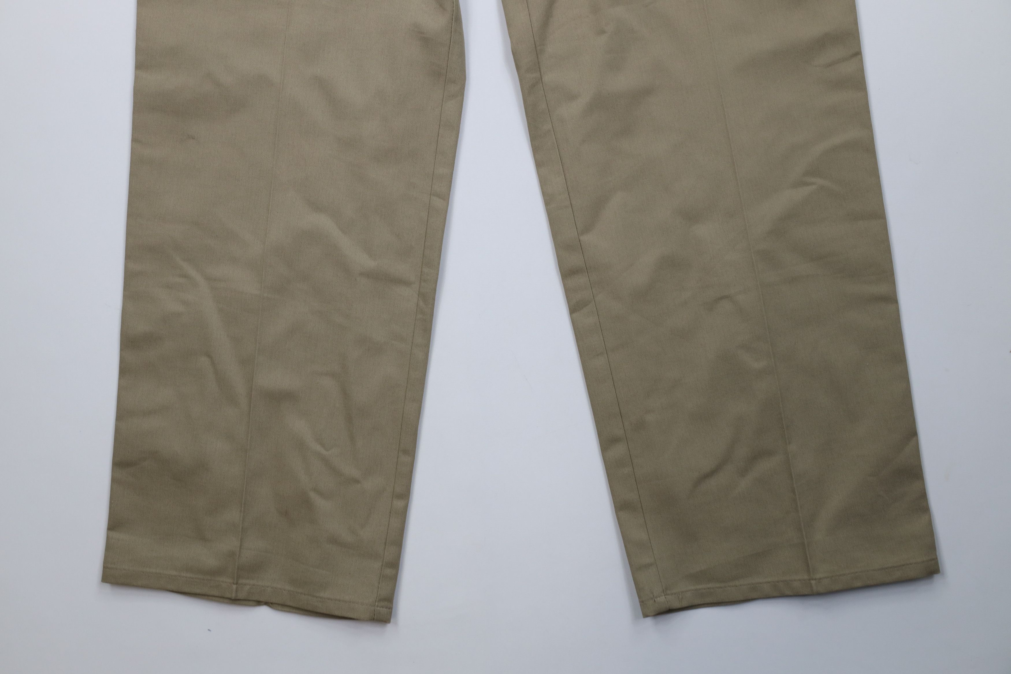 Vintage Vintage 70s 80s Streetwear Wide Leg Pants Trousers Beige USA Size US 38 / EU 54 - 4 Thumbnail
