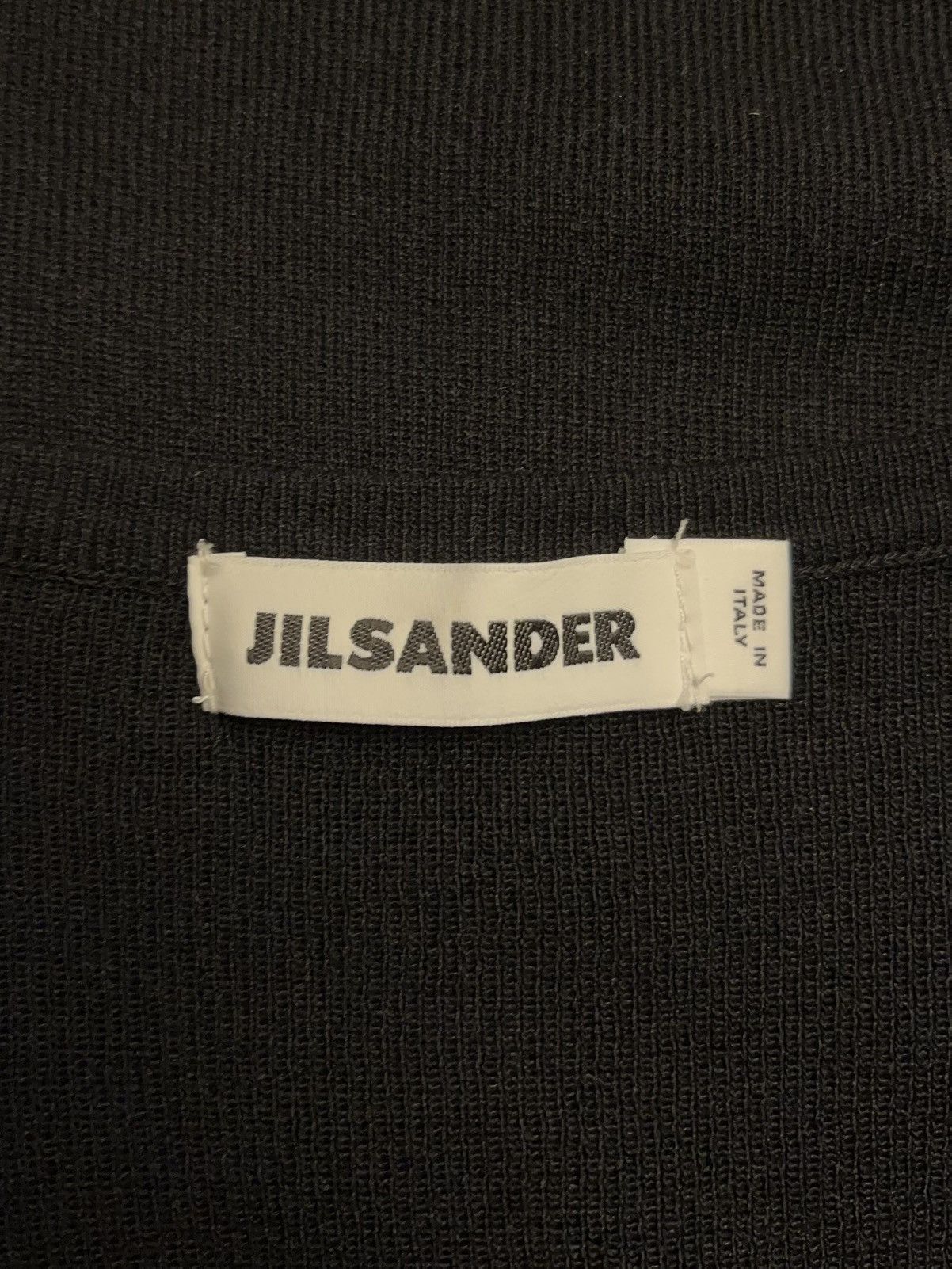 Jil Sander Jil Sander black asymmetric overlap sweater Size XS / US 0-2 / IT 36-38 - 3 Thumbnail