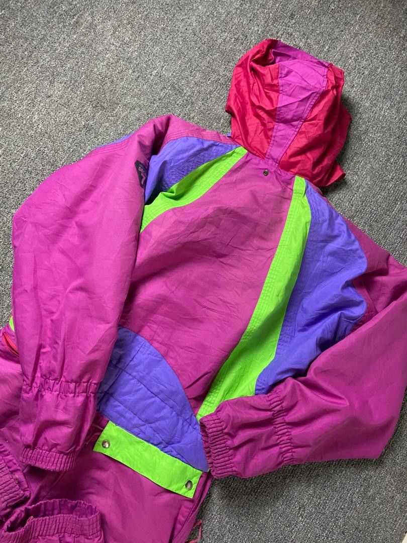 Japanese Brand Vintage Degré 7 Patrick Vallencant Ski Suit (199) Size US 39 - 2 Thumbnail