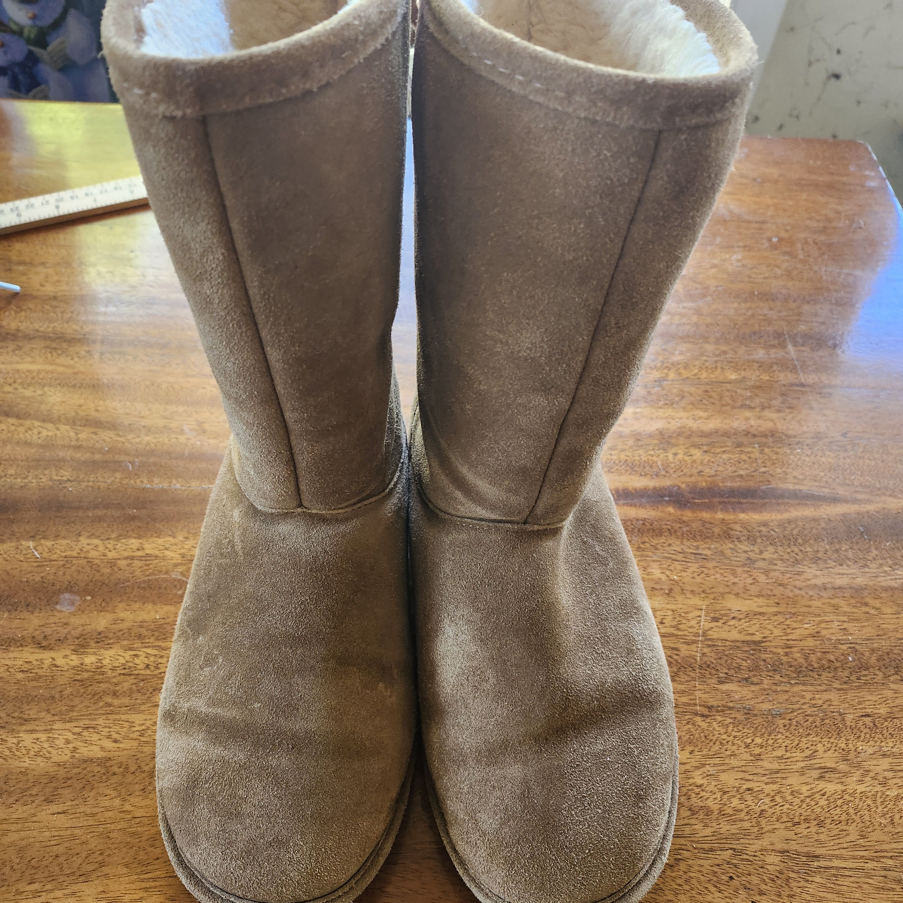 Other Bearpaw Women Brown Suede Lace Back Boots 9 Size US 9 / IT 39 - 7 Thumbnail