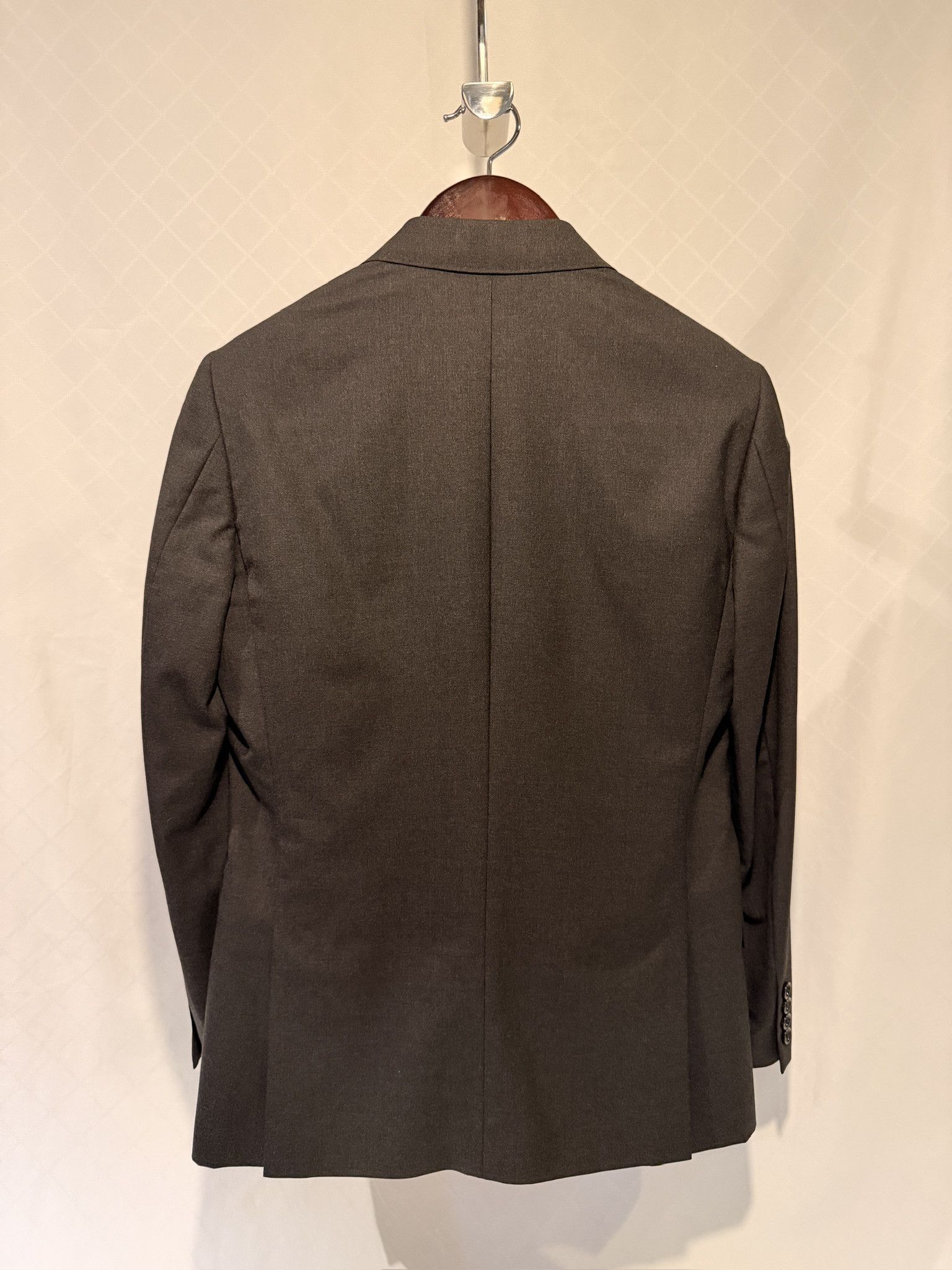 J.Crew J. Crew Dark Gray Ludlow Double-Breasted Suit 36S Size 36S - 7 Thumbnail