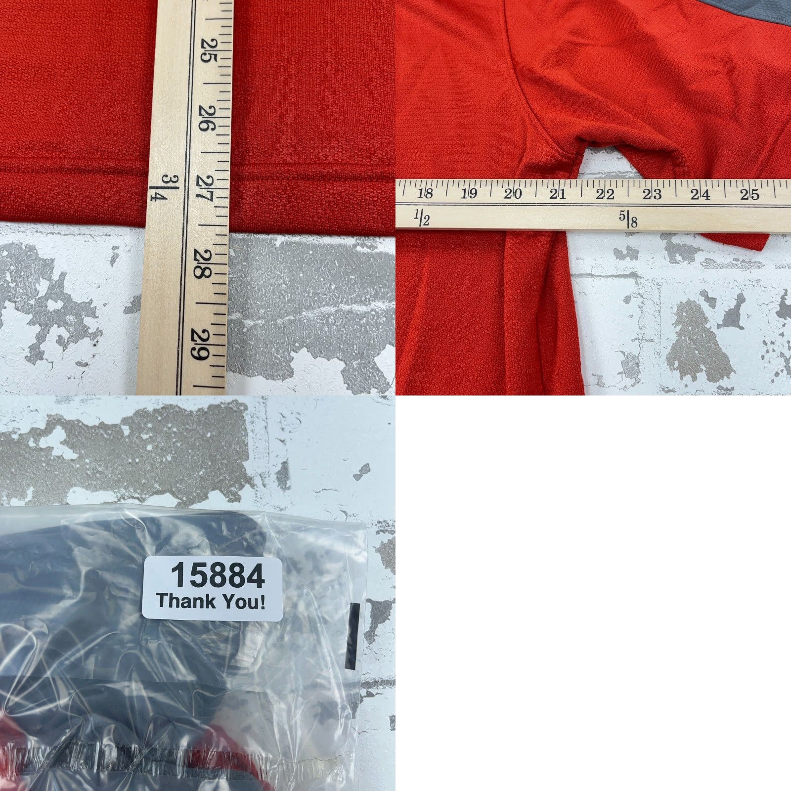 Nike ACG Nike ACG Polo Shirt Men L Red Gray Quarter Zip Pullover Performance Tennis Shirt Size US L / EU 52-54 / 3 - 8 Thumbnail