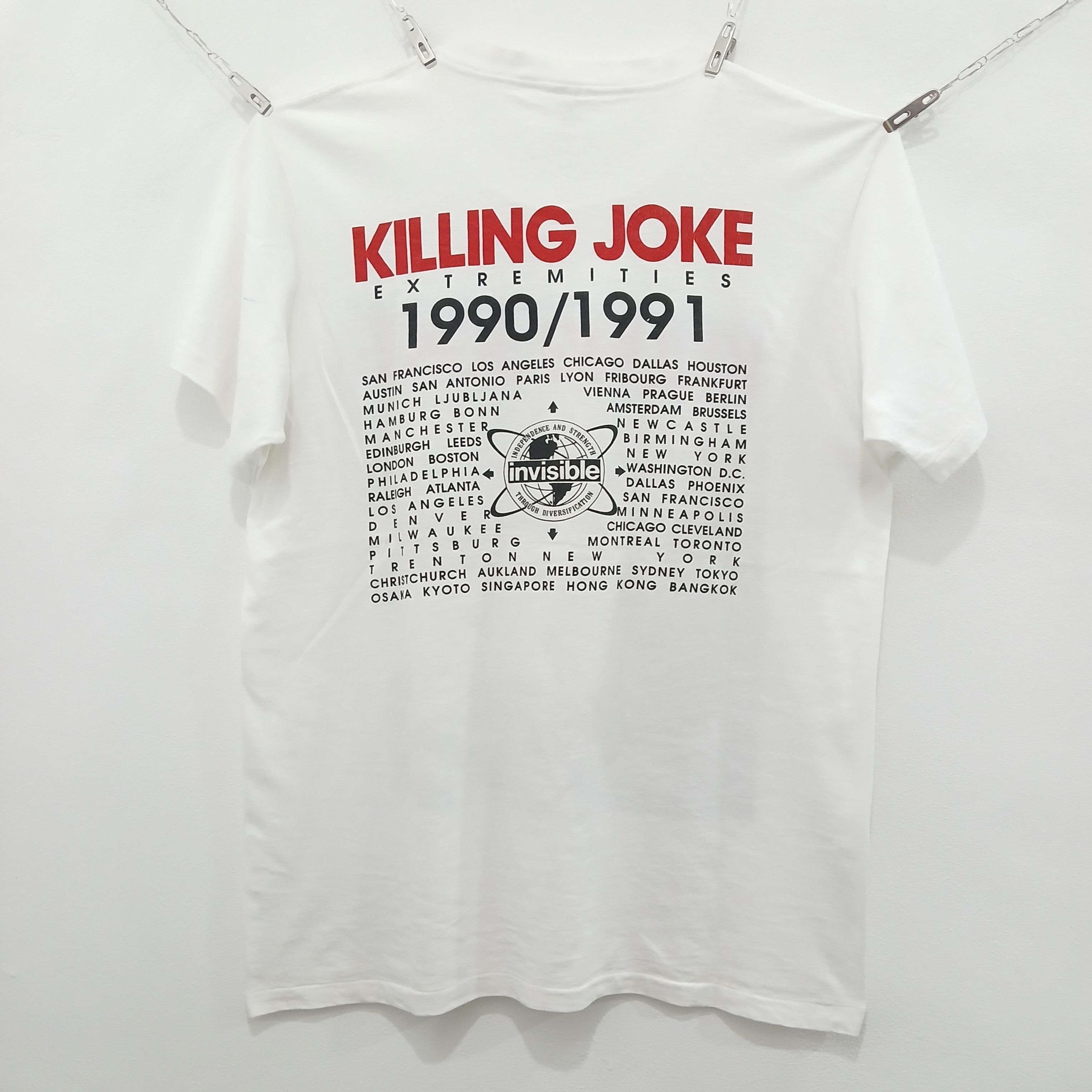 Vintage KILLING JOKE Band Vintage Tee 90's *Rare Size US L / EU 52-54 / 3 - 2 Thumbnail