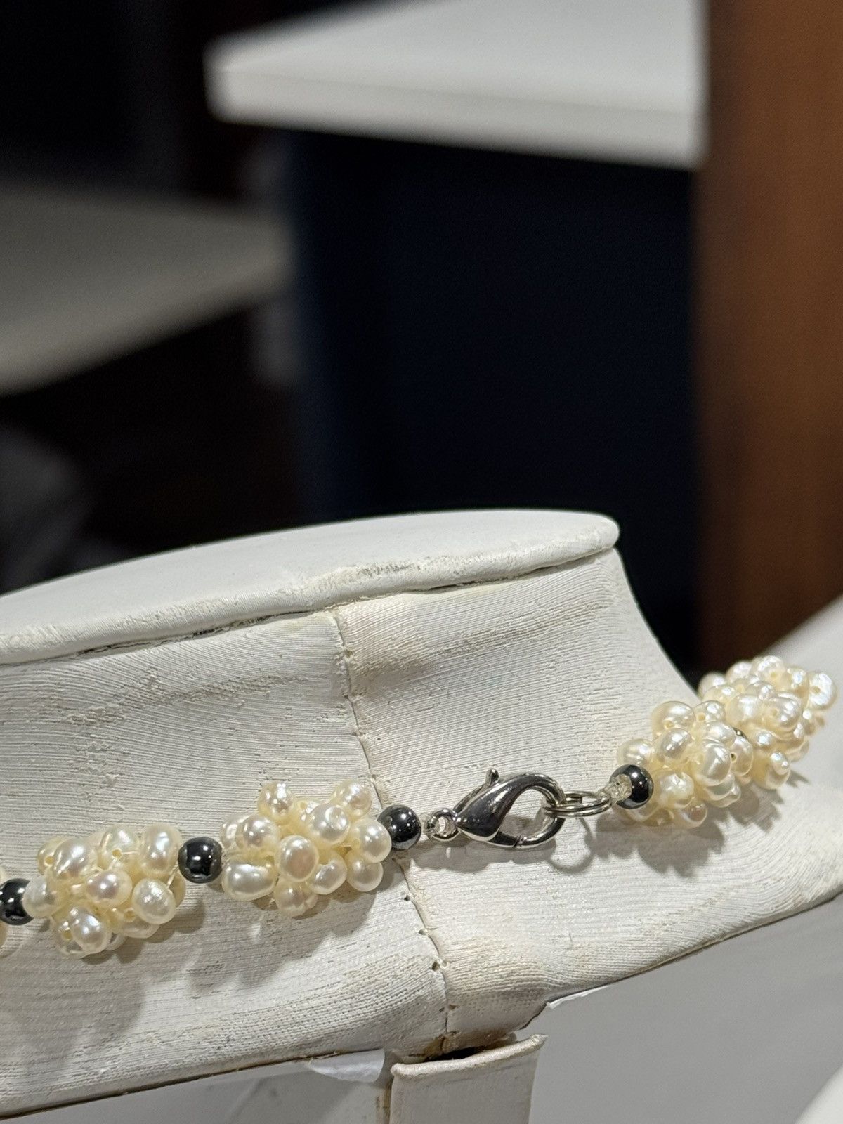 Jewelry Vintage Fresh Water Clustered Pearl Necklace Size ONE SIZE - 8 Thumbnail