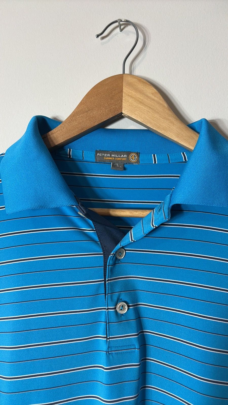 Peter Millar Peter Millar Summer Comfort Polo Shirt Size US L / EU 52-54 / 3 - 2 Thumbnail