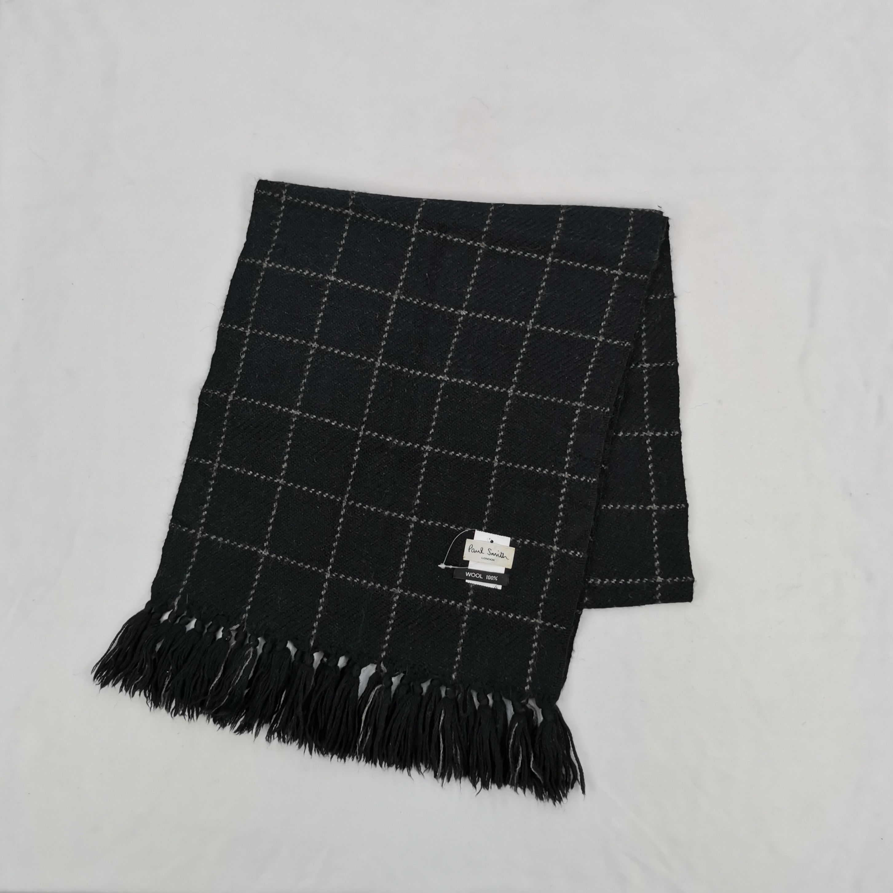 Paul Smith Vintage Paul Smith Scarf Muffler Wool Cashmere Scarves Size ONE SIZE - 3 Thumbnail