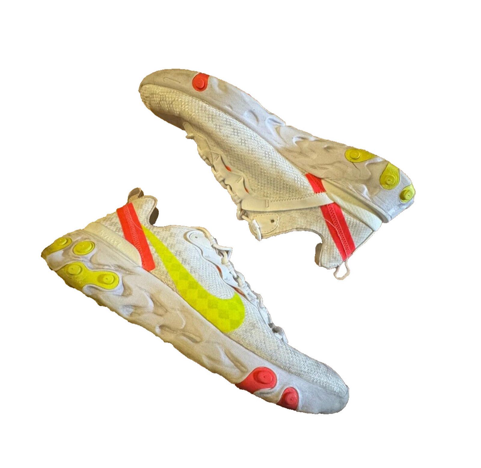 Nike Nike React Element 55 "White Crimson" Mens 13 CJ0782 100 Size US 12 / IT 42 - 1 Thumbnail