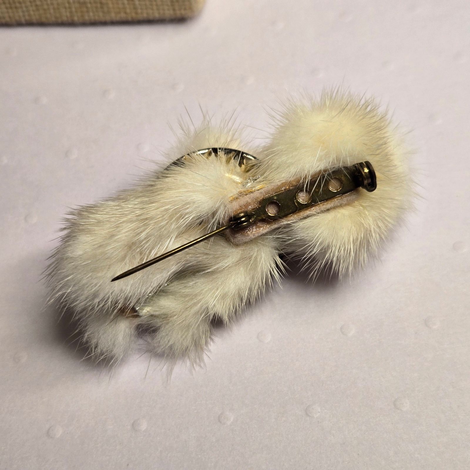 Vintage Vintage 1950s Genuine Mink Fur Poodle Brooch - Kitsch MCM Size ONE SIZE - 4 Thumbnail