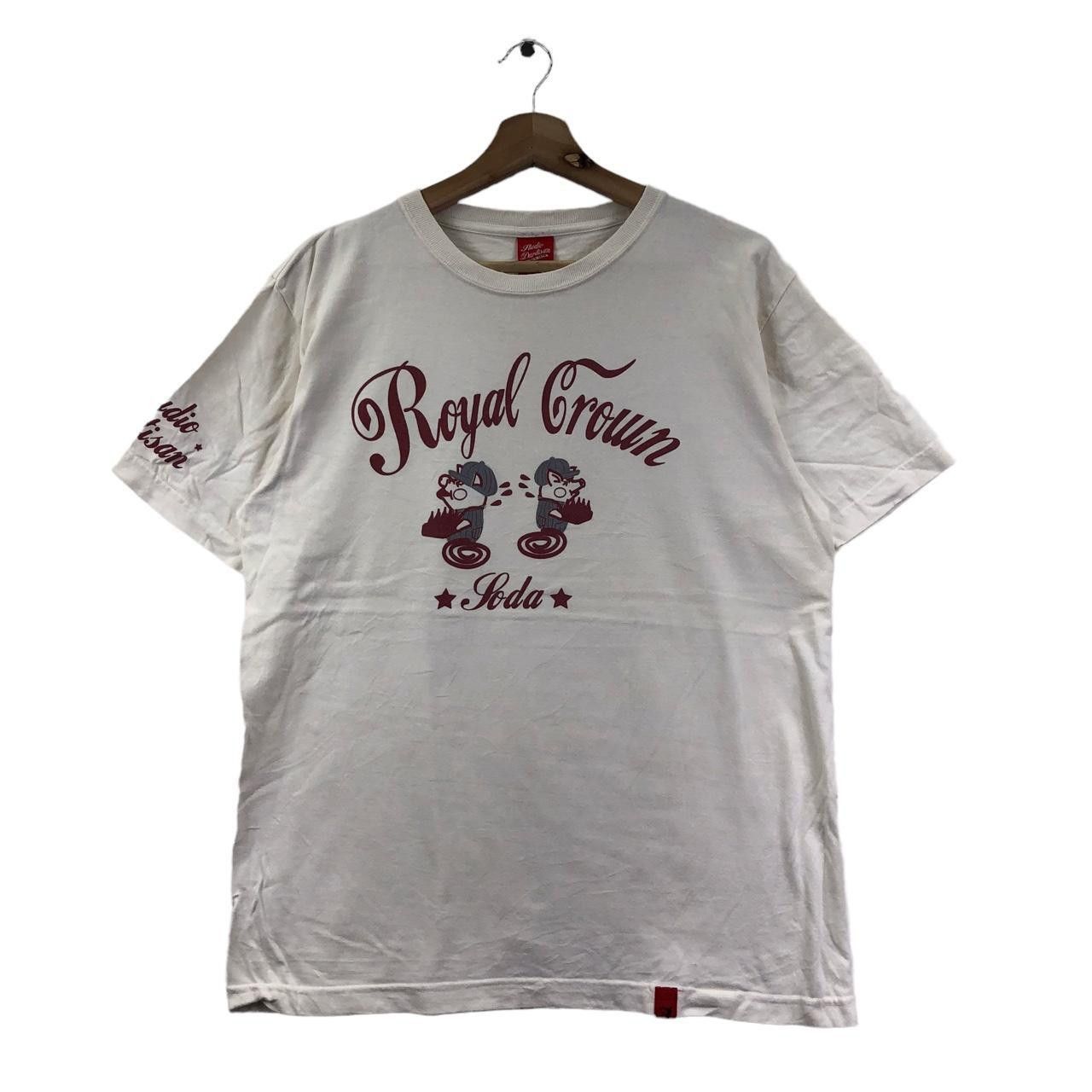 Vintage Vtg 90’ STUDIO D’ARTISAN Royal Crown Soda Tee Shirt Size US L / EU 52-54 / 3 - 1 Thumbnail