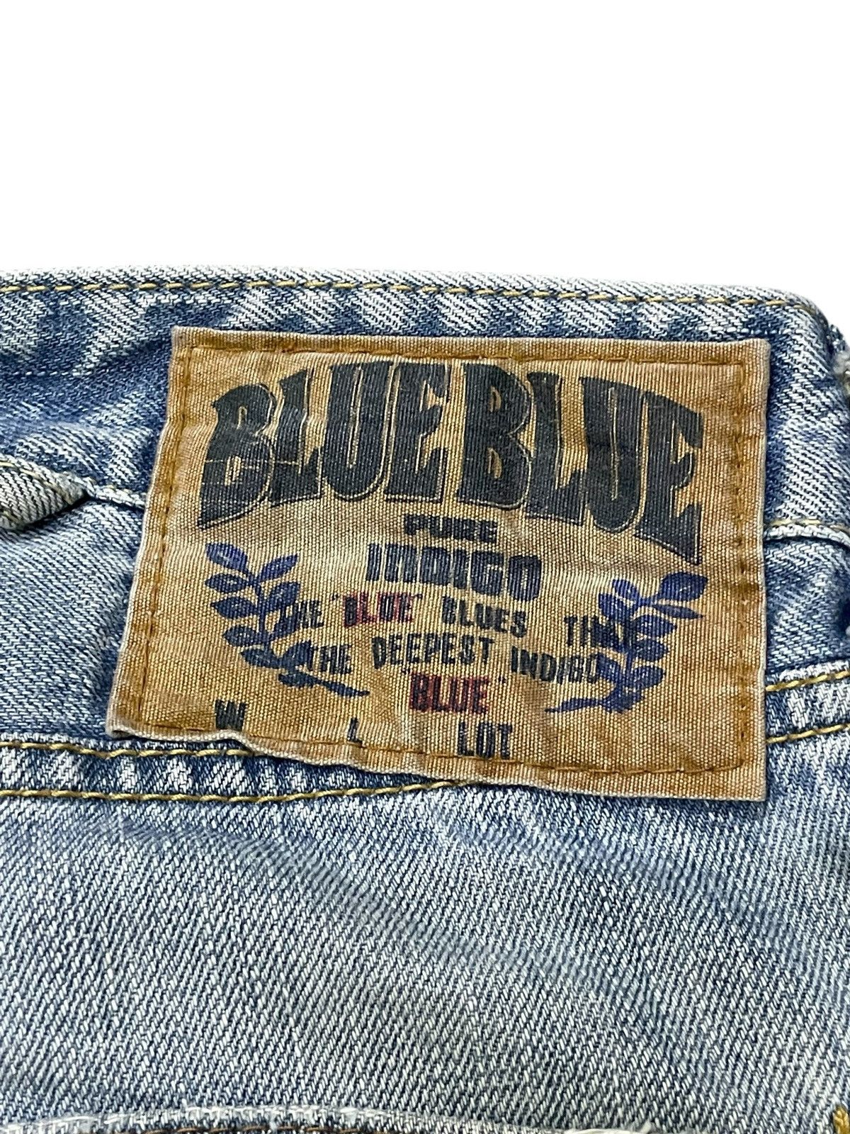 Blue Blue Japan Blue Blue Japan Light Indigo Wash Faded Jeans Size US 30 / EU 46 - 19 Thumbnail