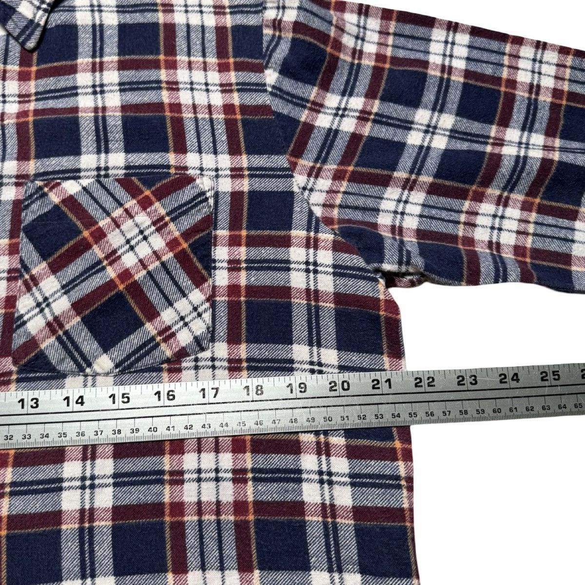 Sears Vintage Sears Button Flannel Shirt Plaid Missing Button Size US M / EU 48-50 / 2 - 4 Thumbnail
