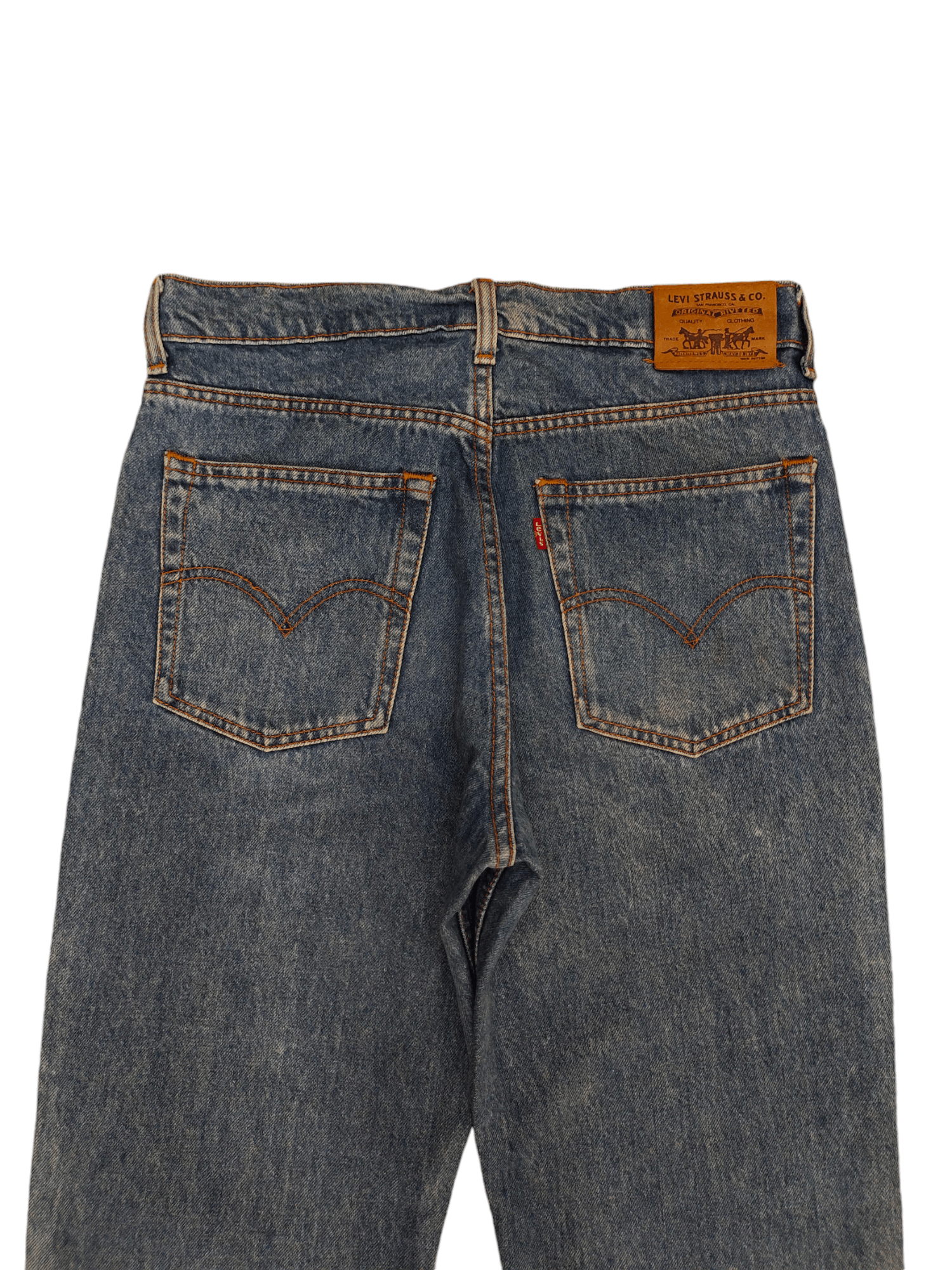 If Six Was Nine Vintage Y2k Levis 525 Sand Wash Denim Jeans Size US 30 / EU 46 - 14 Thumbnail