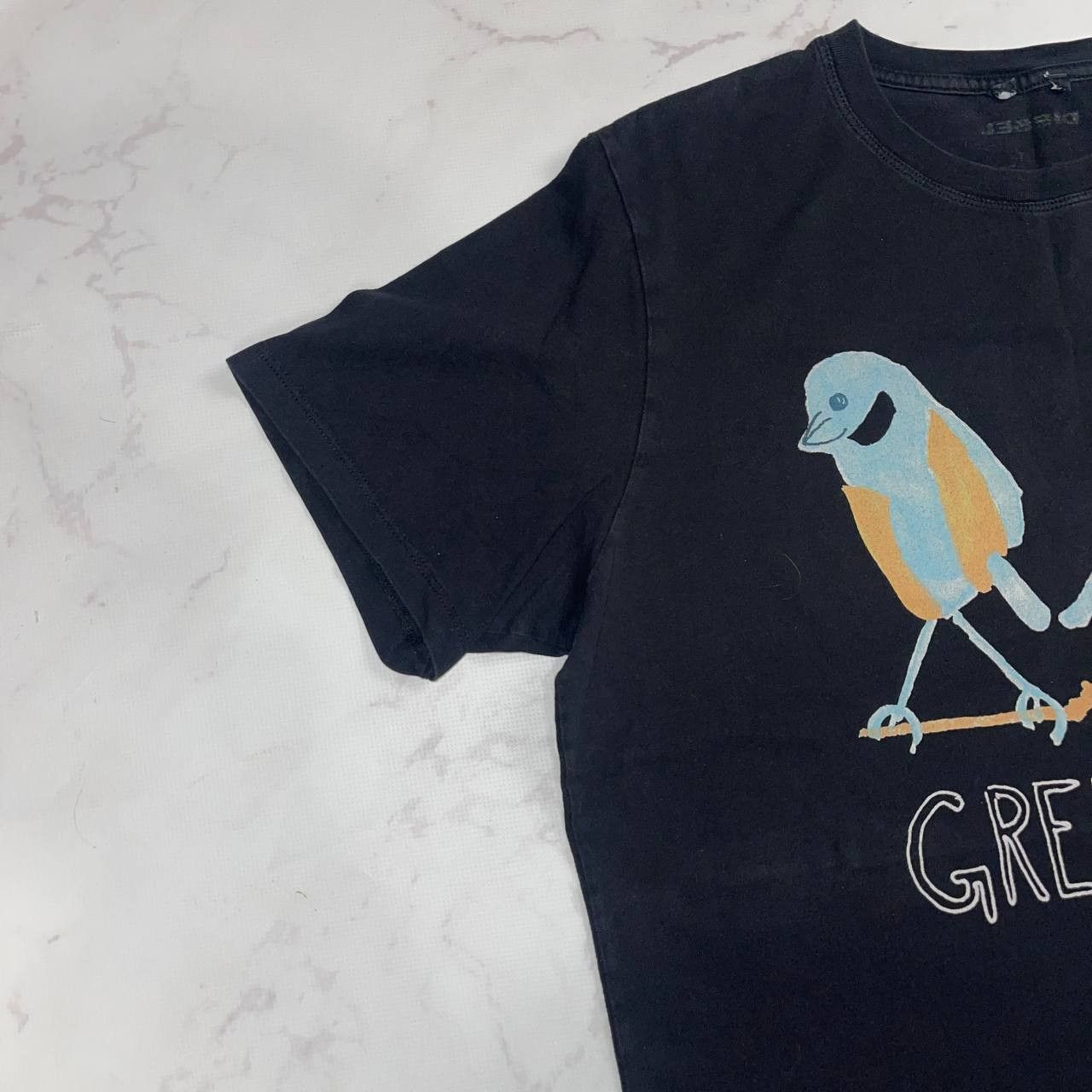 Diesel Diesel Birds “Great Tits” T-Shirt Avant garde Y2K Size L Size US L / EU 52-54 / 3 - 5 Thumbnail