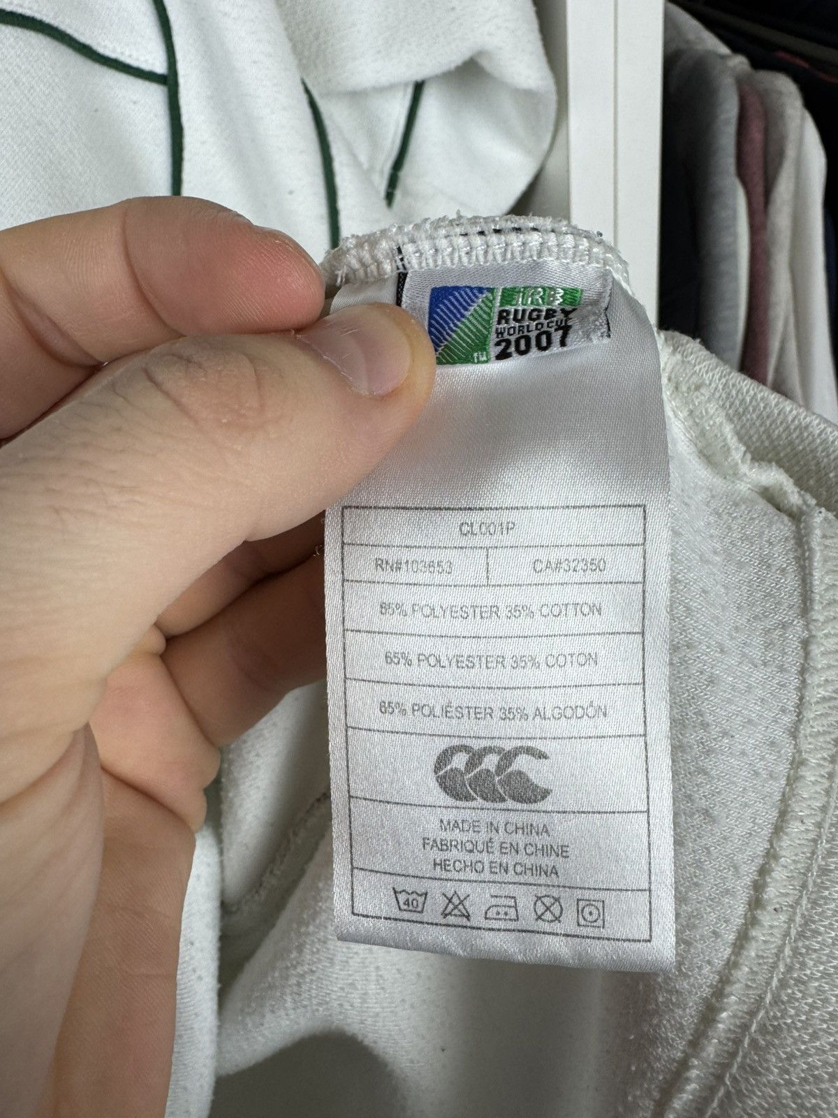 Canterbury of New Zealand 2007 Canterbury Of New Zealand South Africa Rugby Size US M / EU 48-50 / 2 - 10 Thumbnail