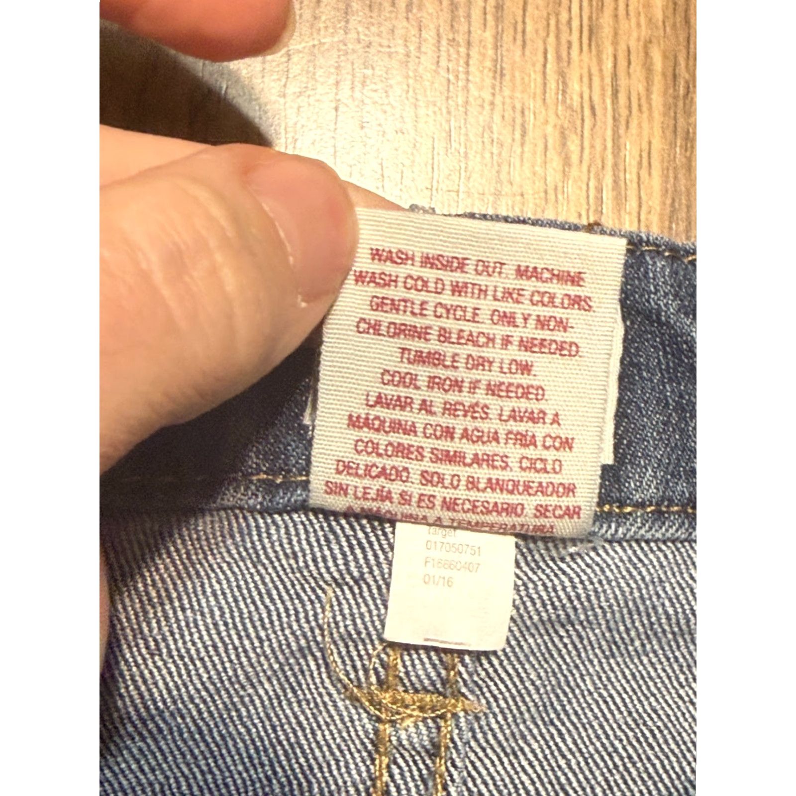 Mossimo Mossimo Supply Co. Jean Skirt Women's Short Denim Blue Button Up Size 6 A-Line Pockets Casual Size 28" / US 6 / IT 42 - 6 Thumbnail