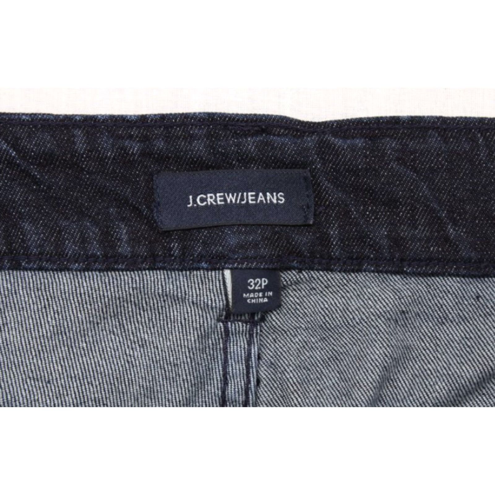 J.Crew J. Crew Wide Leg Baggy Trouser Jeans Women 32 Dark Blue Cotton Blend Denim Zip Relaxed Regular Blue 90s? Size 24" / US 00 / IT 34 - 4 Thumbnail