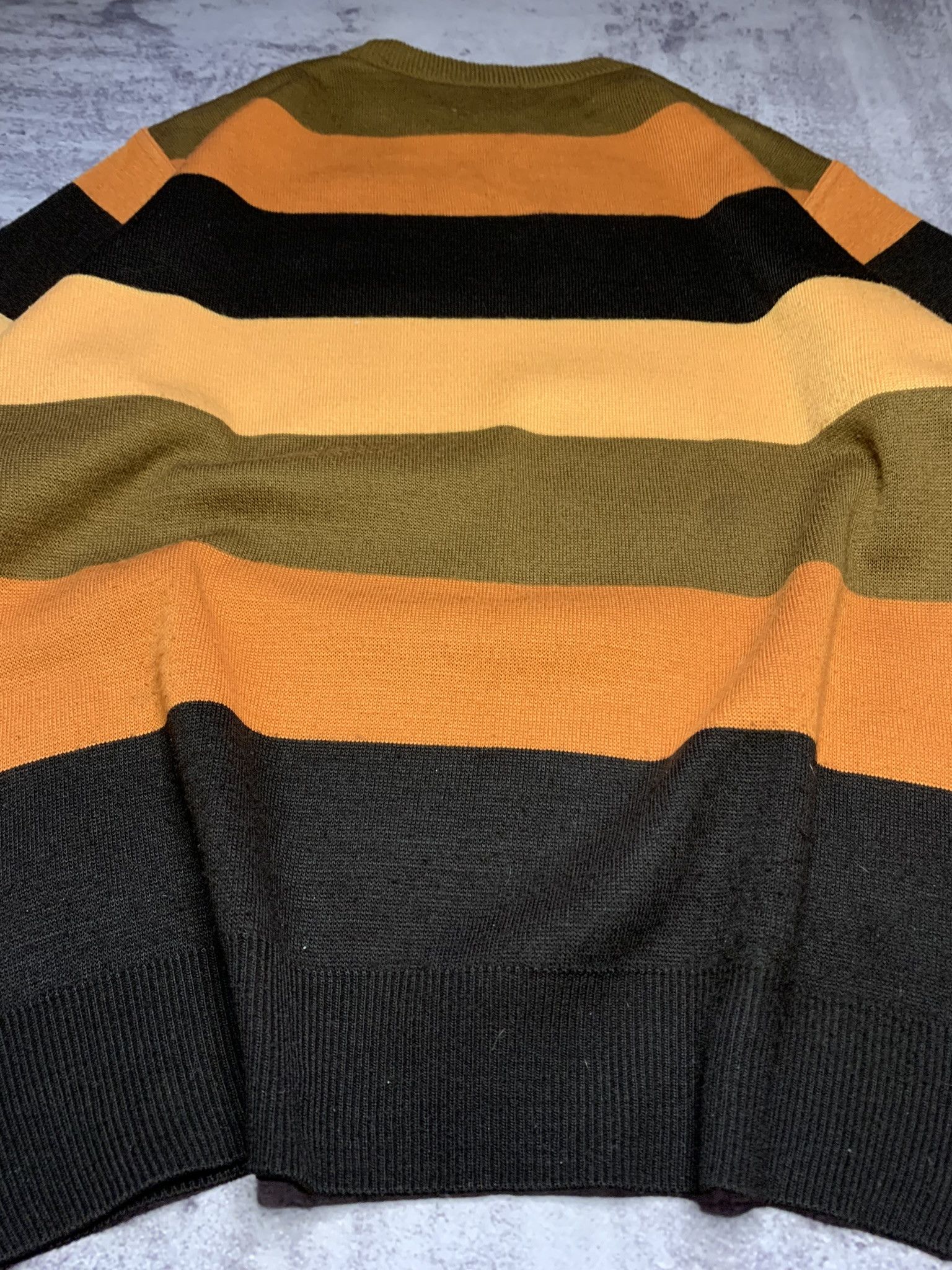 Lacoste Vintage Lacoste Striped Knit Sweater Size US L / EU 52-54 / 3 - 11 Thumbnail