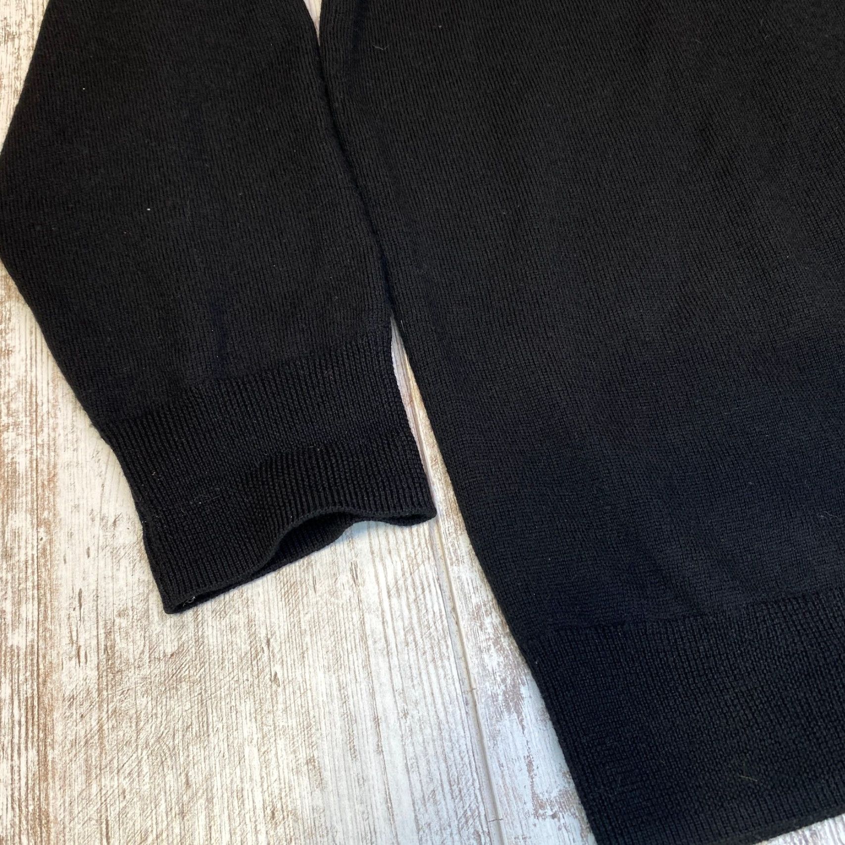 Liz Claiborne Claiborne Mens Sweater V-Neck Pullover 2XLT 100% Wool Black 7276 Size US XXL / EU 58 / 5 - 3 Thumbnail