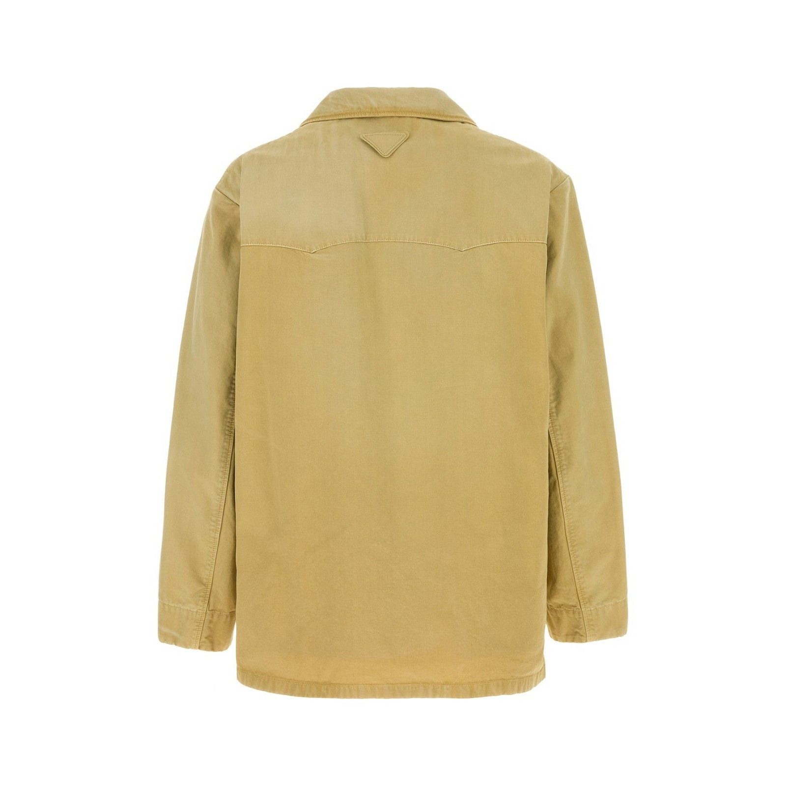 Prada PRADA Beige Cotton Jacket New & Authentic (Men's size:XL;) Size US XL / EU 56 / 4 - 2 Thumbnail