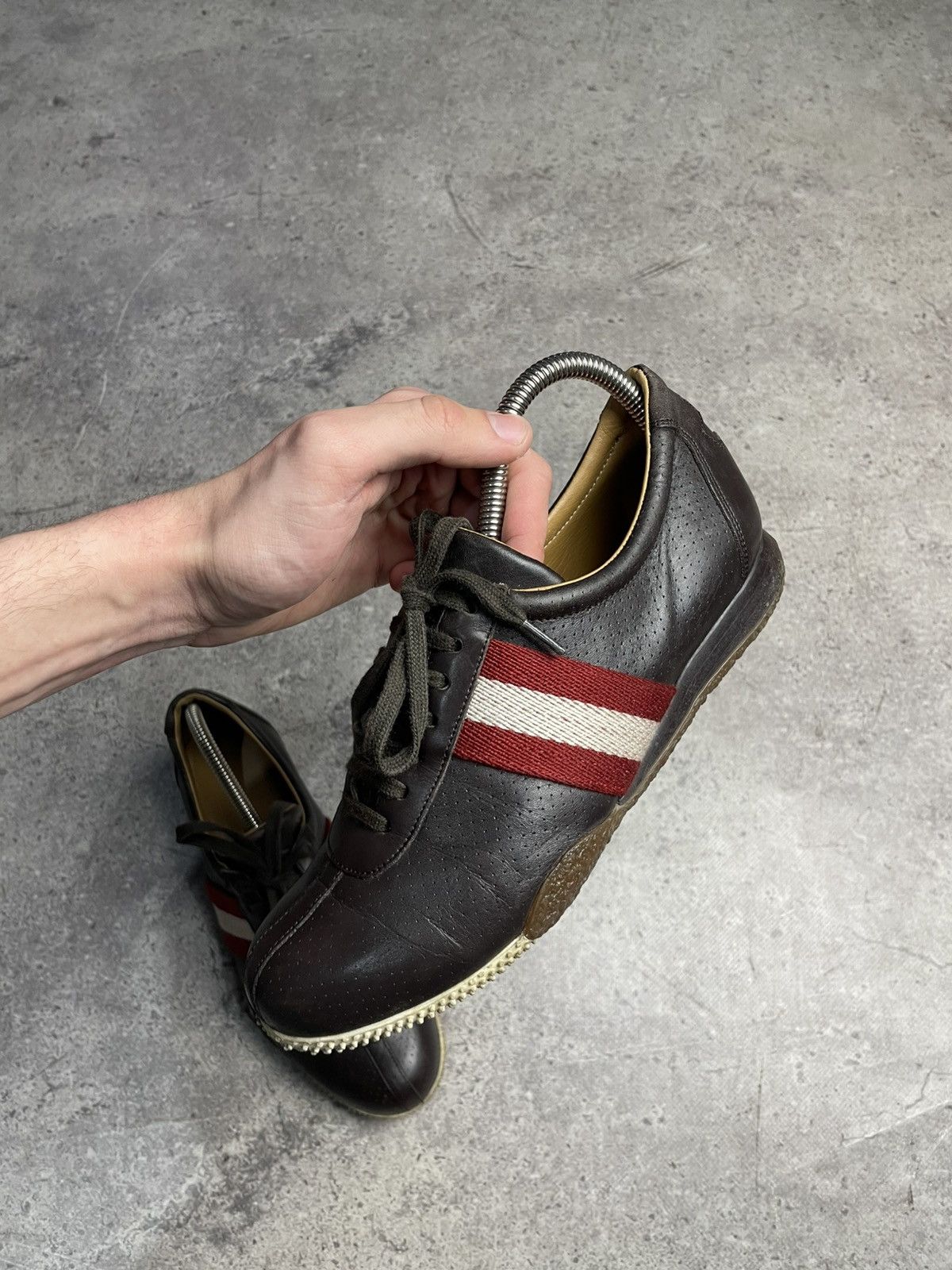 Bally Bally Leather Brown sneakers size EU38 Size US 8 / IT 38 - 7 Thumbnail