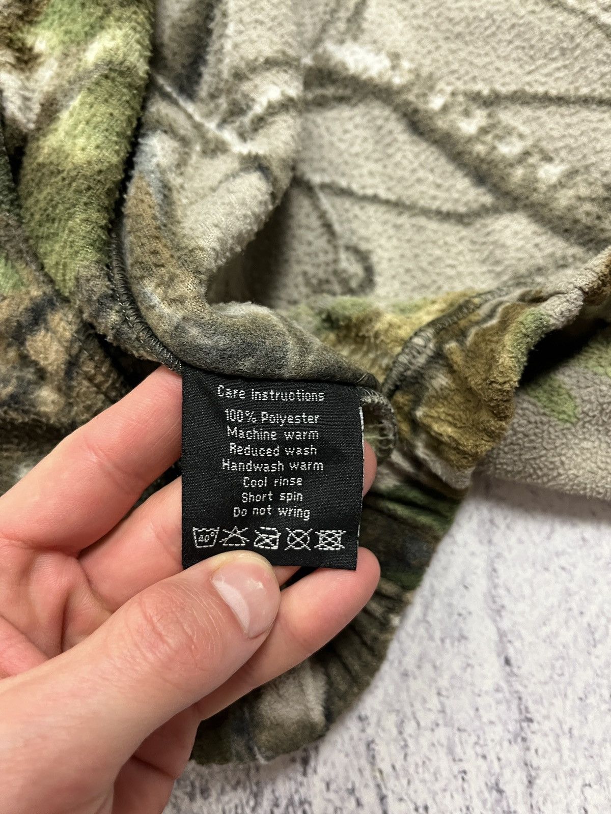 Japanese Brand × Realtree Crazy Vintage Y2K Realtree Zip Up Fleece Baggy Hoodie Rare Size US L / EU 52-54 / 3 - 16 Thumbnail
