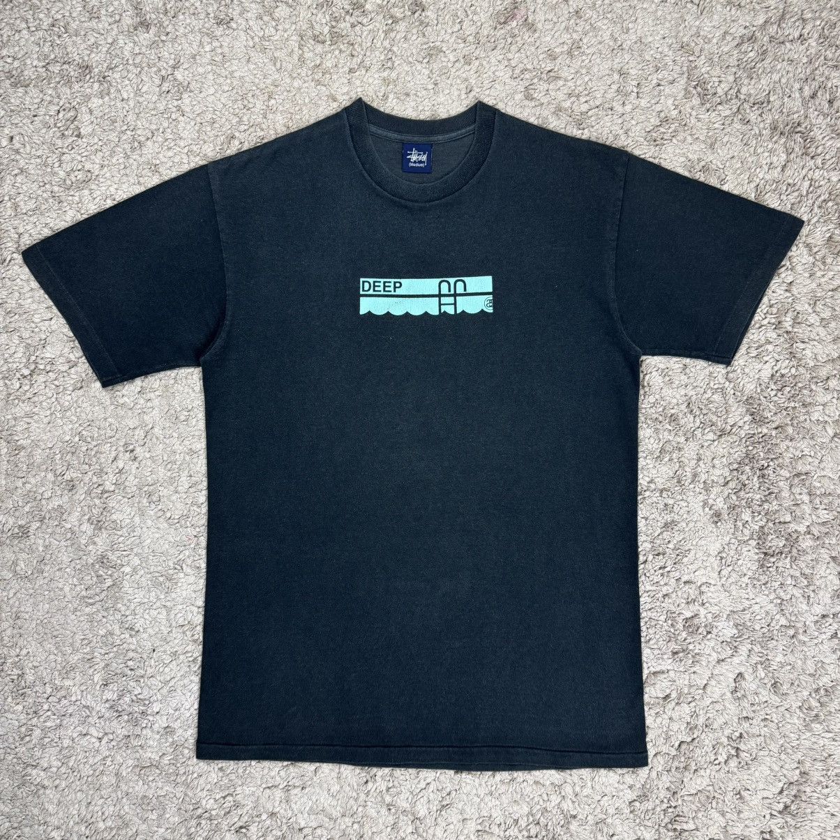 Stussy Vintage Stussy Box Logo Deep T-shirt Size US M / EU 48-50 / 2 - 1 Thumbnail