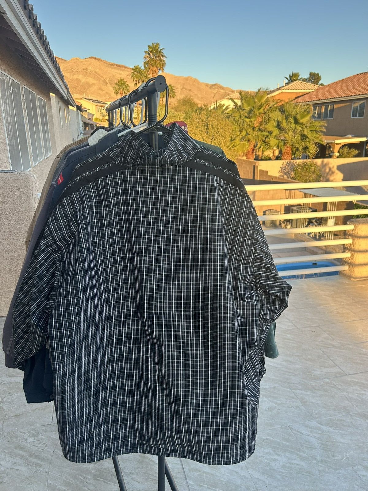 Balenciaga Balenciaga plaid track jacket Size US XL / EU 56 / 4 - 8 Thumbnail