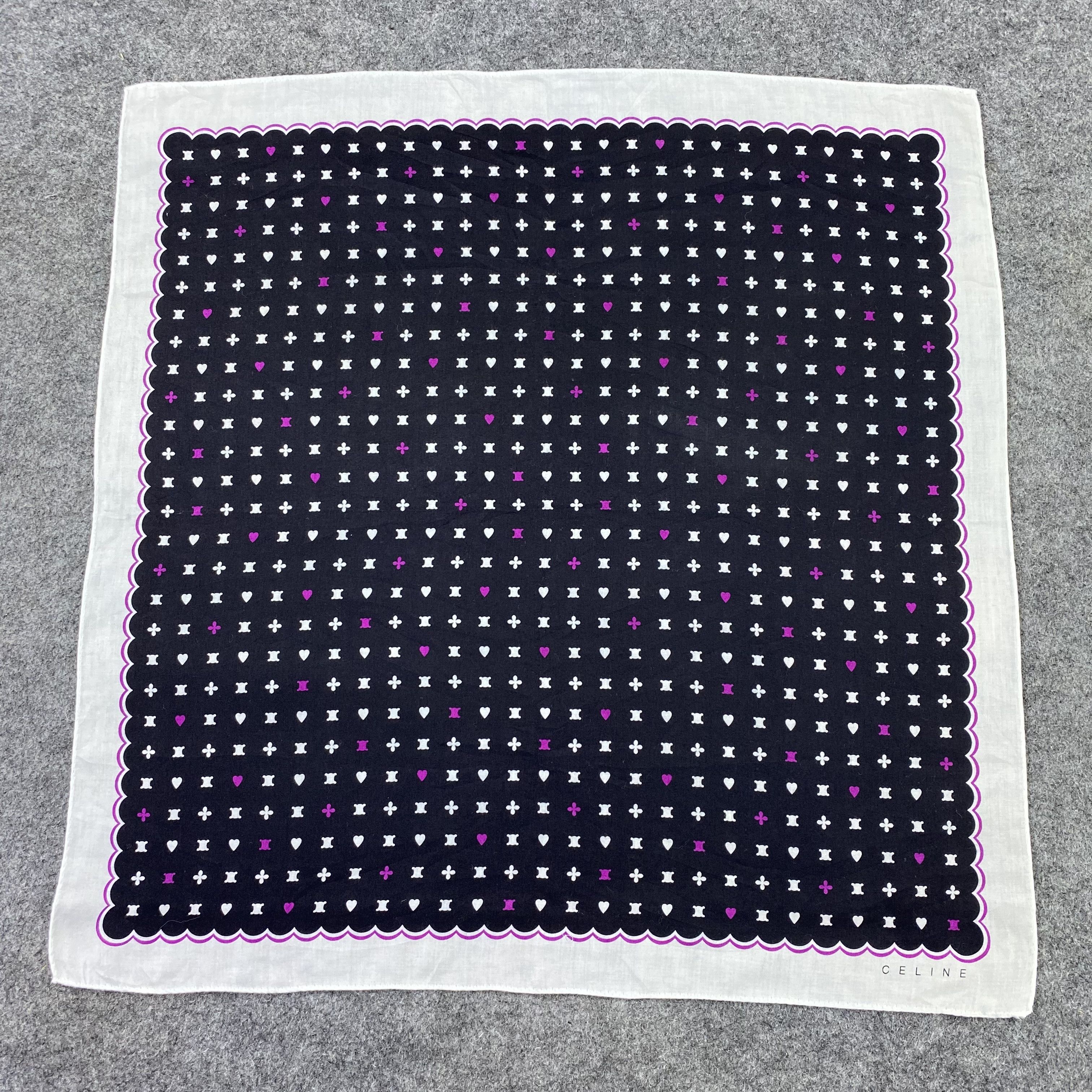 Celine Celine Handkerchief / Bandana / Neckerchief / Headscarf-B817 Size ONE SIZE - 3 Thumbnail