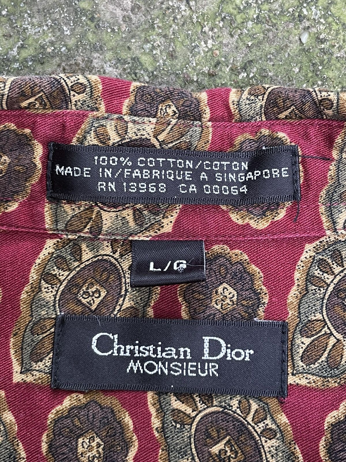 Christian Dior Monsieur ⚜️RARE⚜️ Christian Dior Monsiuer 90’s Shirt Button Up Size US L / EU 52-54 / 3 - 7 Thumbnail