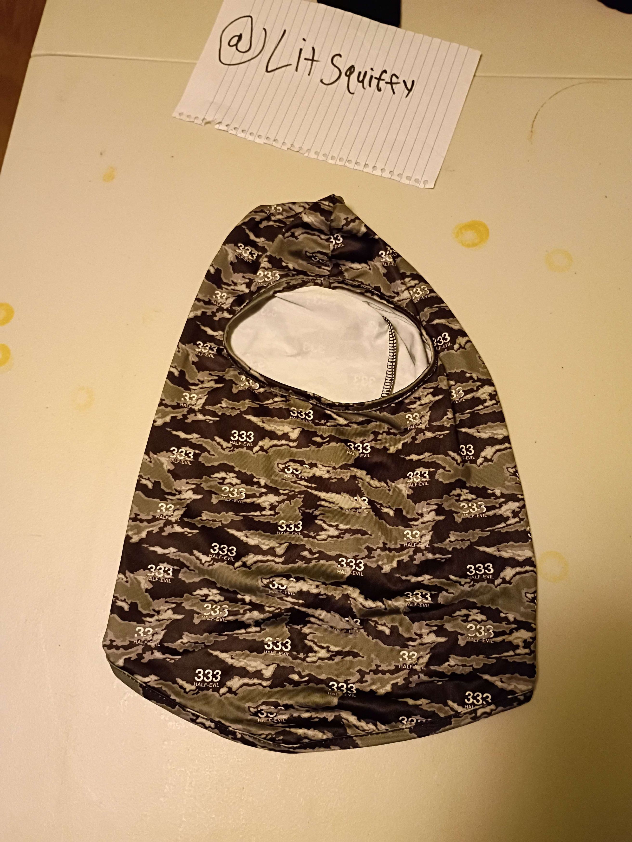 Half Evil Half Evil Camo Ski Mask Size ONE SIZE - 1 Preview