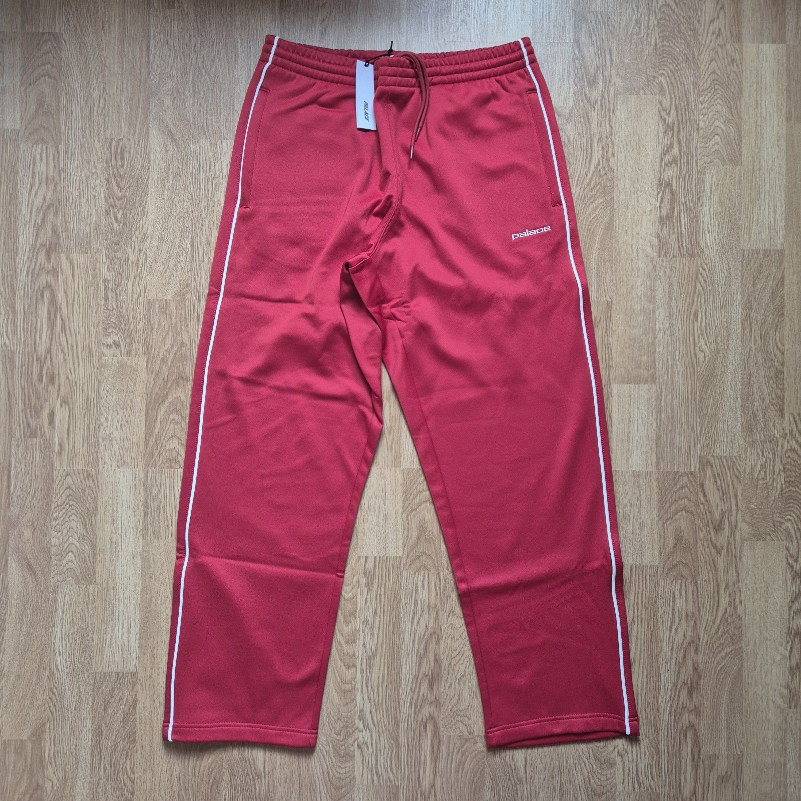 Palace Palace Polyknit Track Jogger Black Red SS24 Size US 32 / EU 48 - 2 Thumbnail