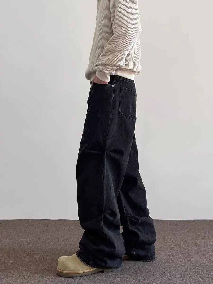 Japanese Brand High street deconstructed design micro flare jeans Size US 32 / EU 48 - 2 Thumbnail