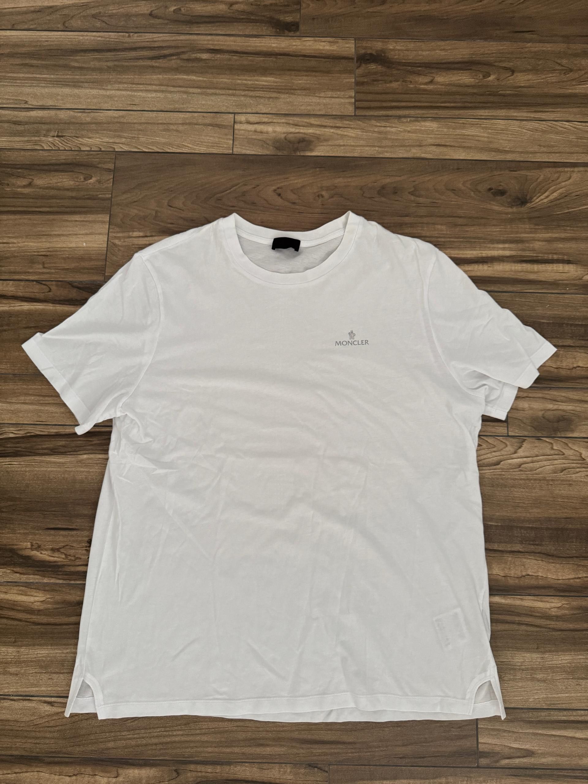 Moncler Moncler White T-Shirt Size US L / EU 52-54 / 3 - 1 Thumbnail