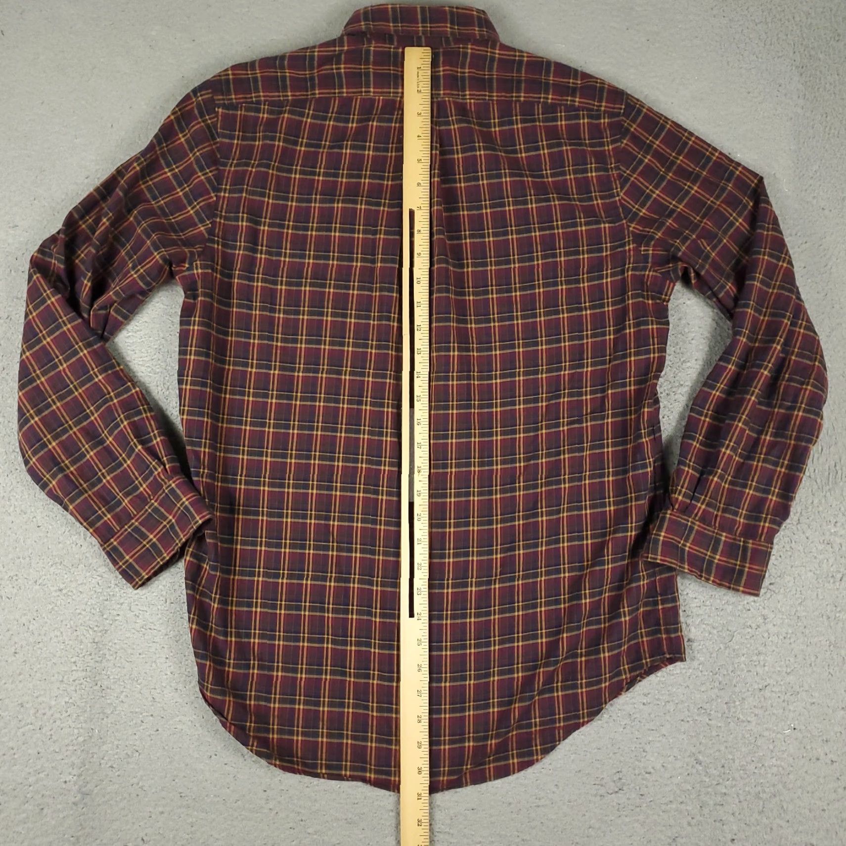 Ralph Lauren Ralph Lauren Shirt Mens Medium Red Plaid Button-Up Long Sleeve Size US M / EU 48-50 / 2 - 3 Thumbnail