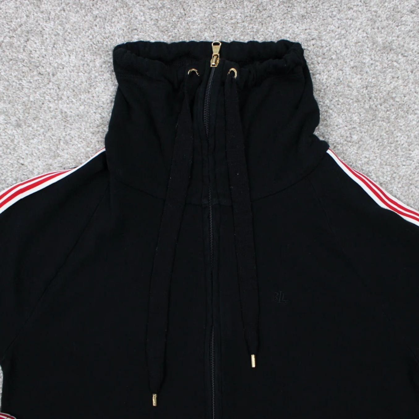 Ralph Lauren LAUREN Ralph Lauren Sweater Women Medium Black High Neck Full Zip L/S Sweatshirt Size M / US 6-8 / IT 42-44 - 5 Thumbnail