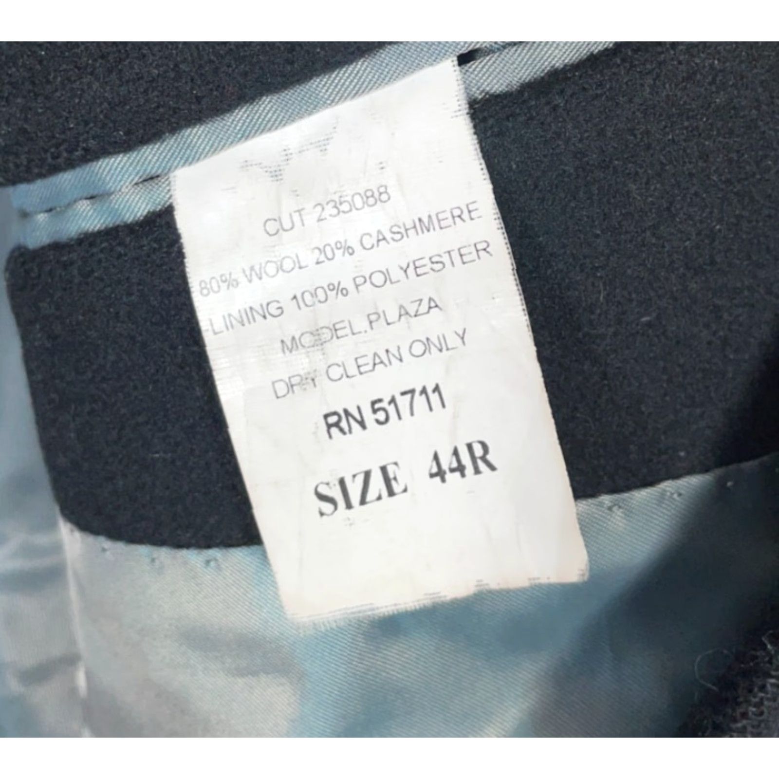 Calvin Klein Calvin Klein Wool Cashmere Overcoat Men's 44 Regular Black Dress Plaza Coat Size US S / EU 44-46 / 1 - 4 Thumbnail