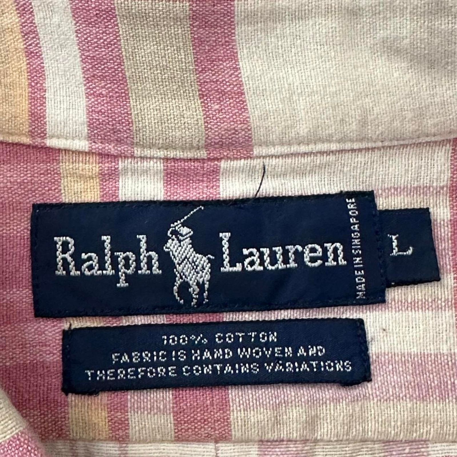 Ralph Lauren × Vintage Vintage Ralph Lauren Plaid SS Button Up Shirt Small size L Size US L / EU 52-54 / 3 - 3 Thumbnail