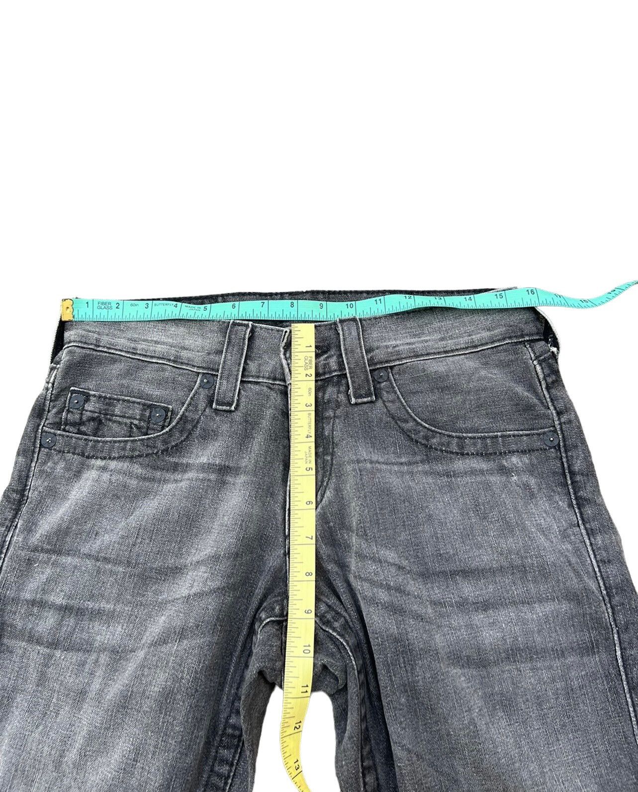 True Religion × Vintage Vintage 2000s True Religion BOBBY Fade Black Denim Jeans Size US 30 / EU 46 - 3 Thumbnail
