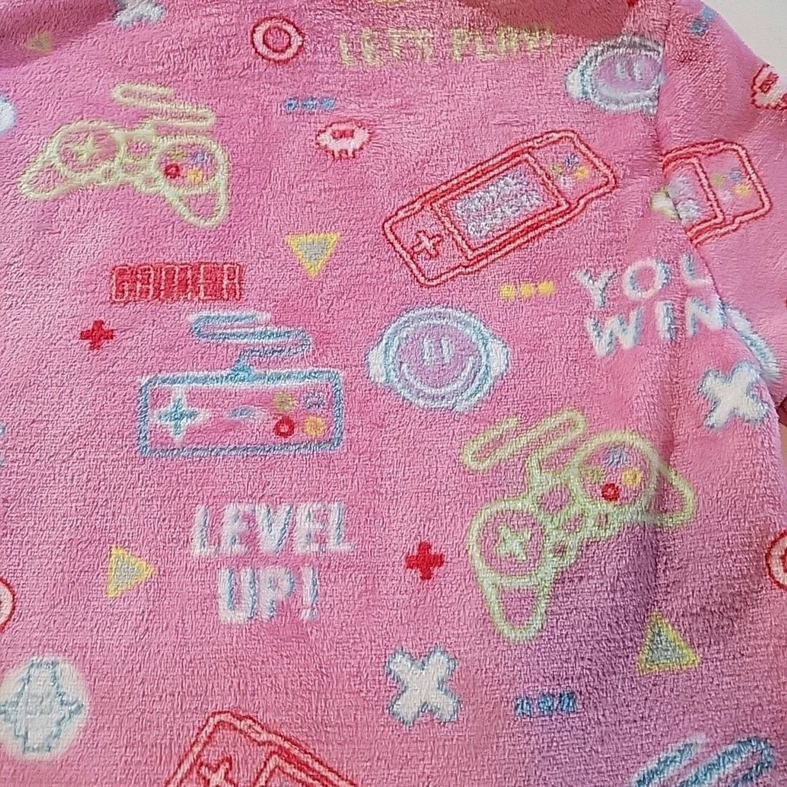 The Unbranded Brand Pink Blanket Hoodie Gaming Oversized Soft Fleece Glows Size ONE SIZE - 14 Thumbnail