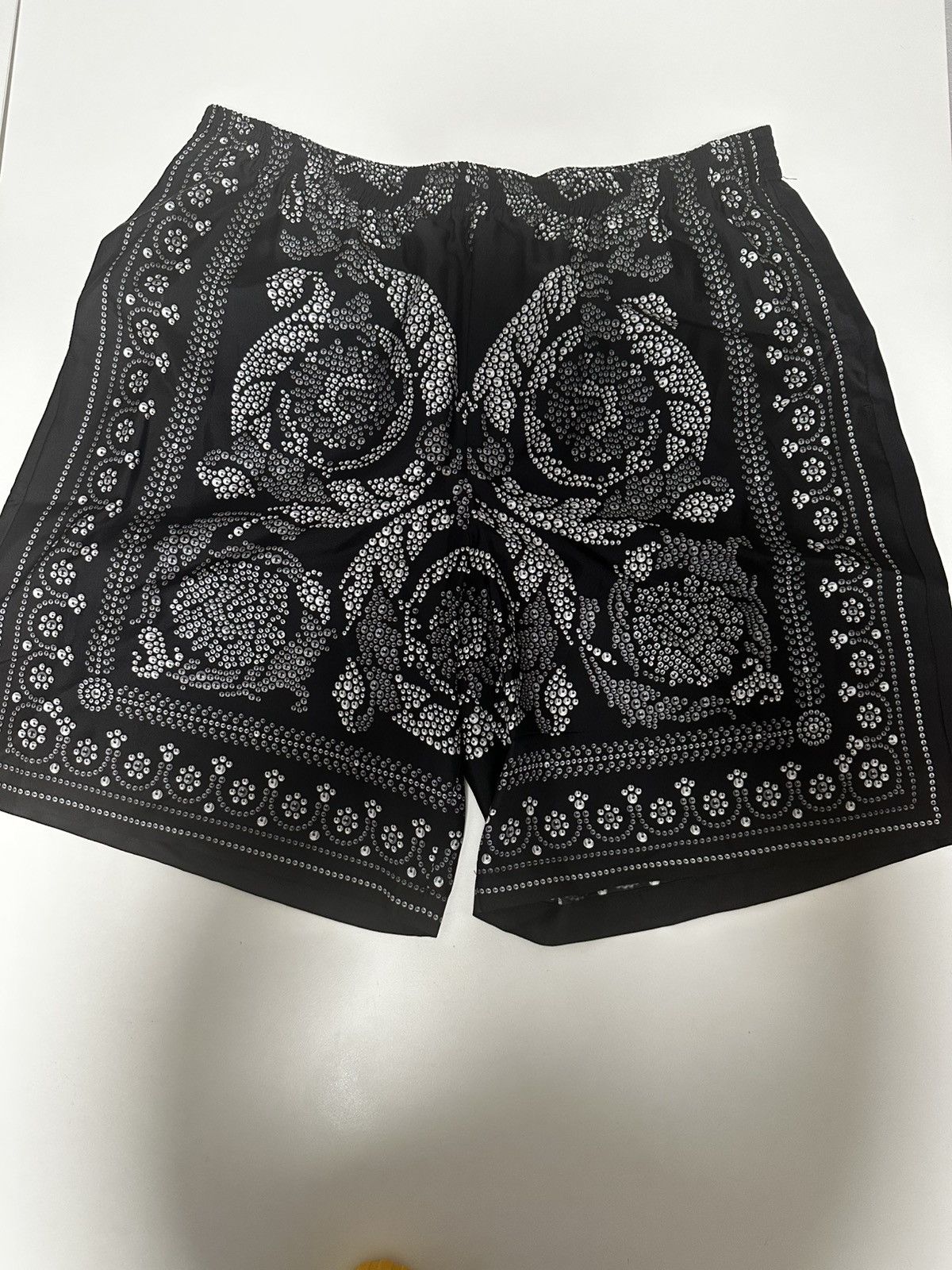 Versace Versace Baroque Silk Shorts Size US 40 / EU 56 - 1 Thumbnail