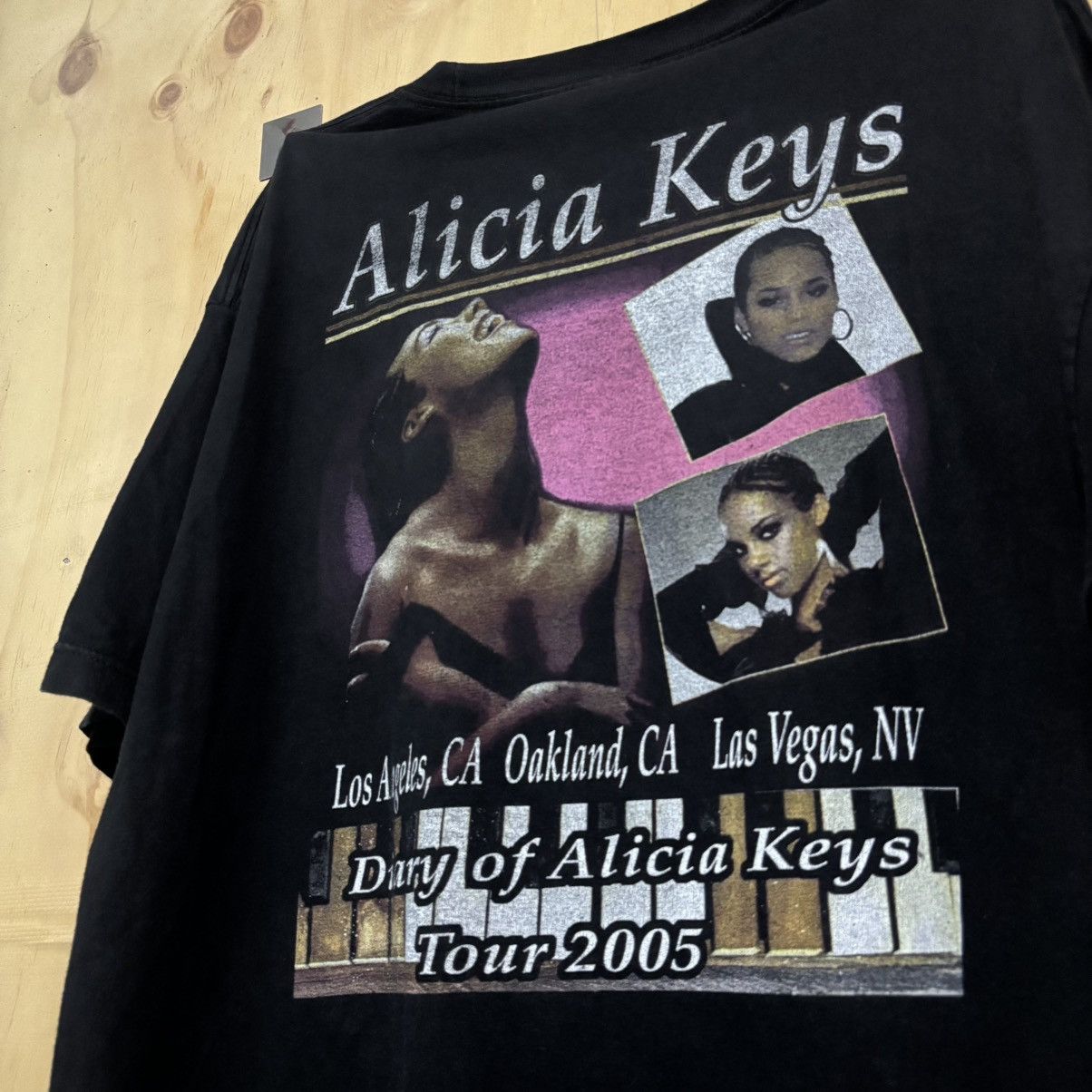 Rap Tees RARE 2005 Alicia Keys Diary Tour Raptee Size US XL / EU 56 / 4 - 4 Thumbnail