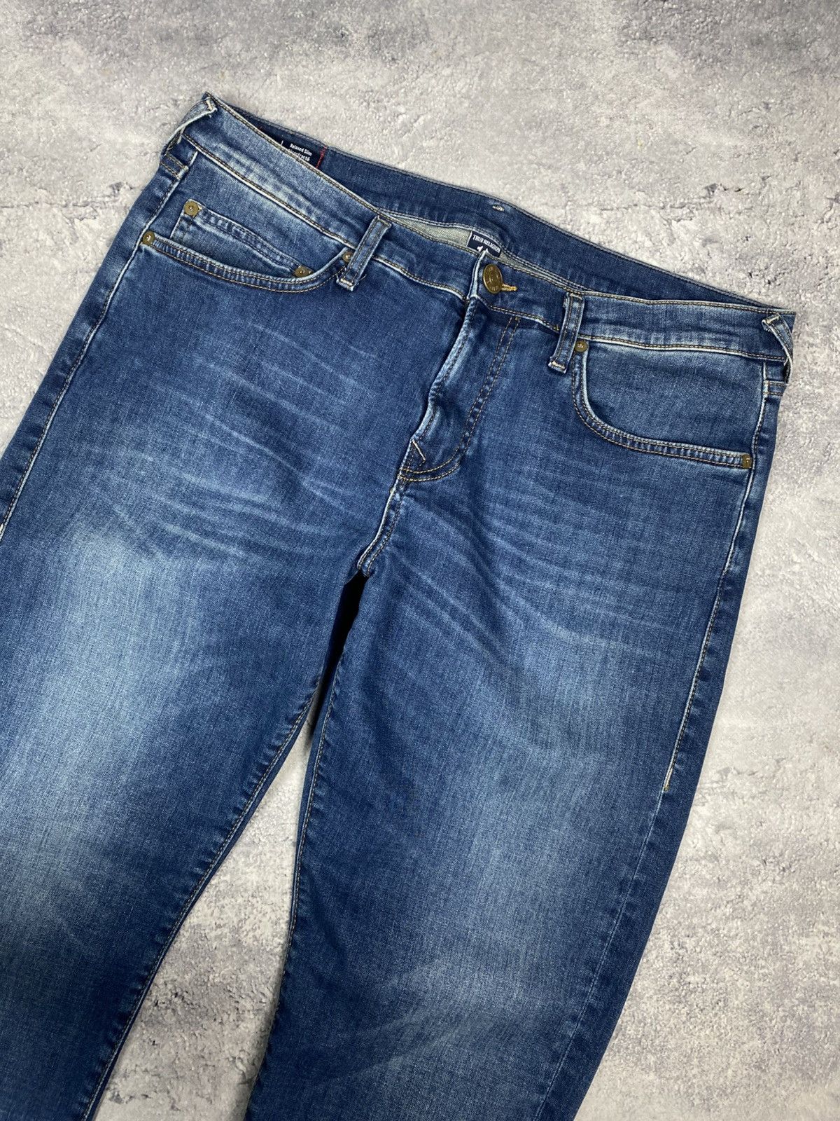 True Religion True Religion Blue Denim Jeans Relaxed Slim Japanese Y2K Size US 34 / EU 50 - 8 Thumbnail