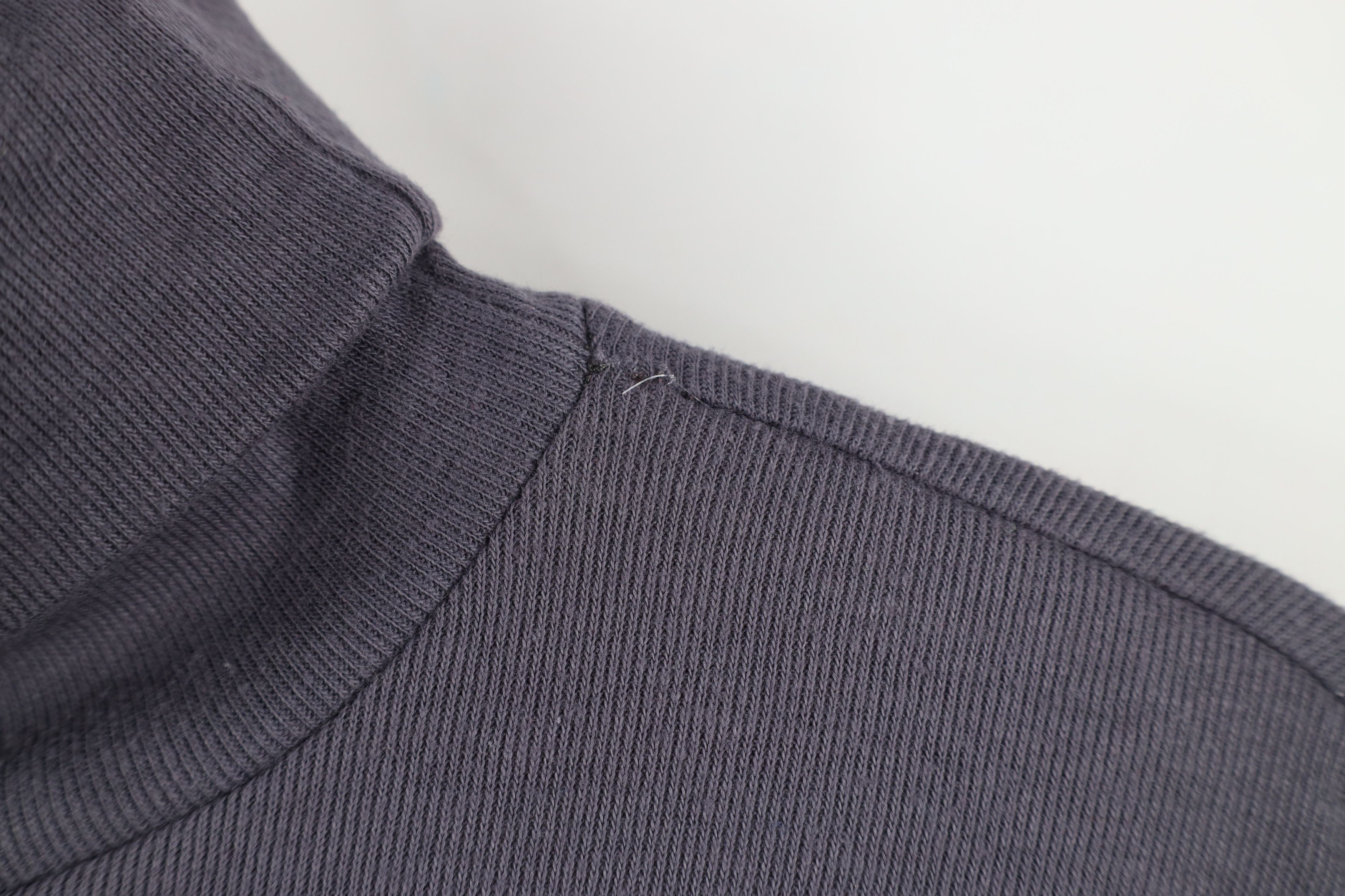 Vintage Vintage 70s Streetwear Ribbed Turtleneck T-Shirt Gray USA Size US M / EU 48-50 / 2 - 4 Thumbnail