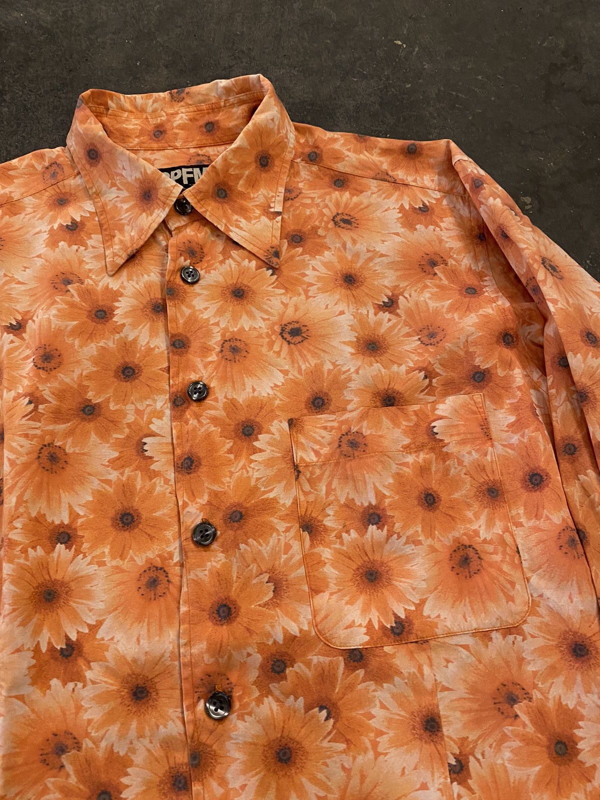 Beauty Beast × Japanese Brand × PPFM Y2k PPFM Flower pattern button shirt Size US M / EU 48-50 / 2 - 2 Thumbnail