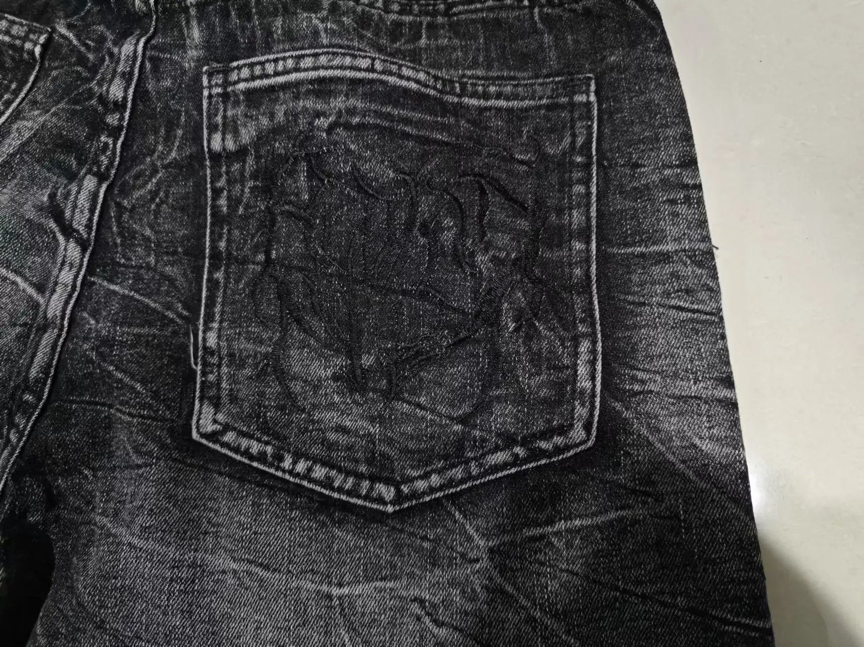 Japanese Brand × Vintage Gothic Retro Oversized Baggy Jeans Size US 32 / EU 48 - 3 Thumbnail