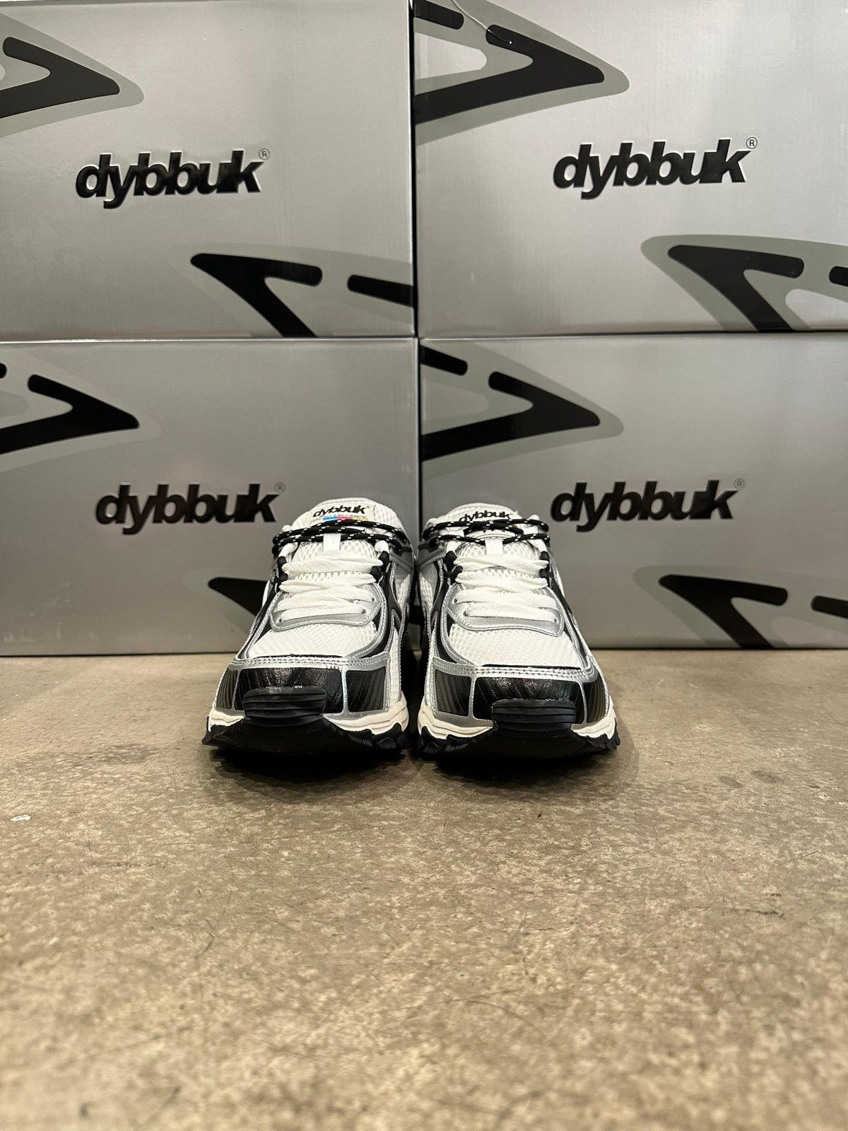 Dybbuk DYBBUK - Vortex V.2 Sneakers Silver/Black Size US 8 / EU 41 - 3 Thumbnail