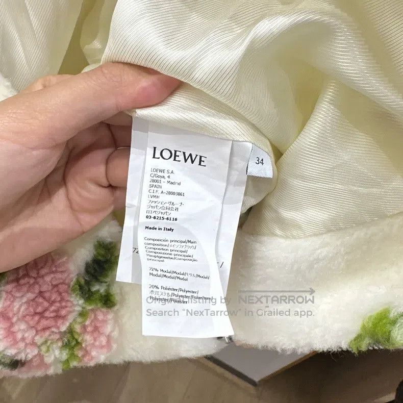 Loewe Loewe 25 Early Spring Floral Fleece Jacket Size XXS / US 00 / IT 34 - 6 Thumbnail